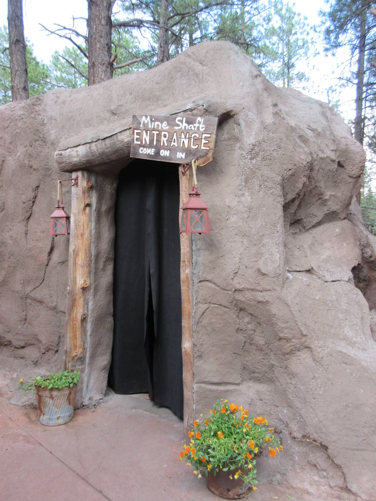 Mine Shaft - entrance to small animal exhibits