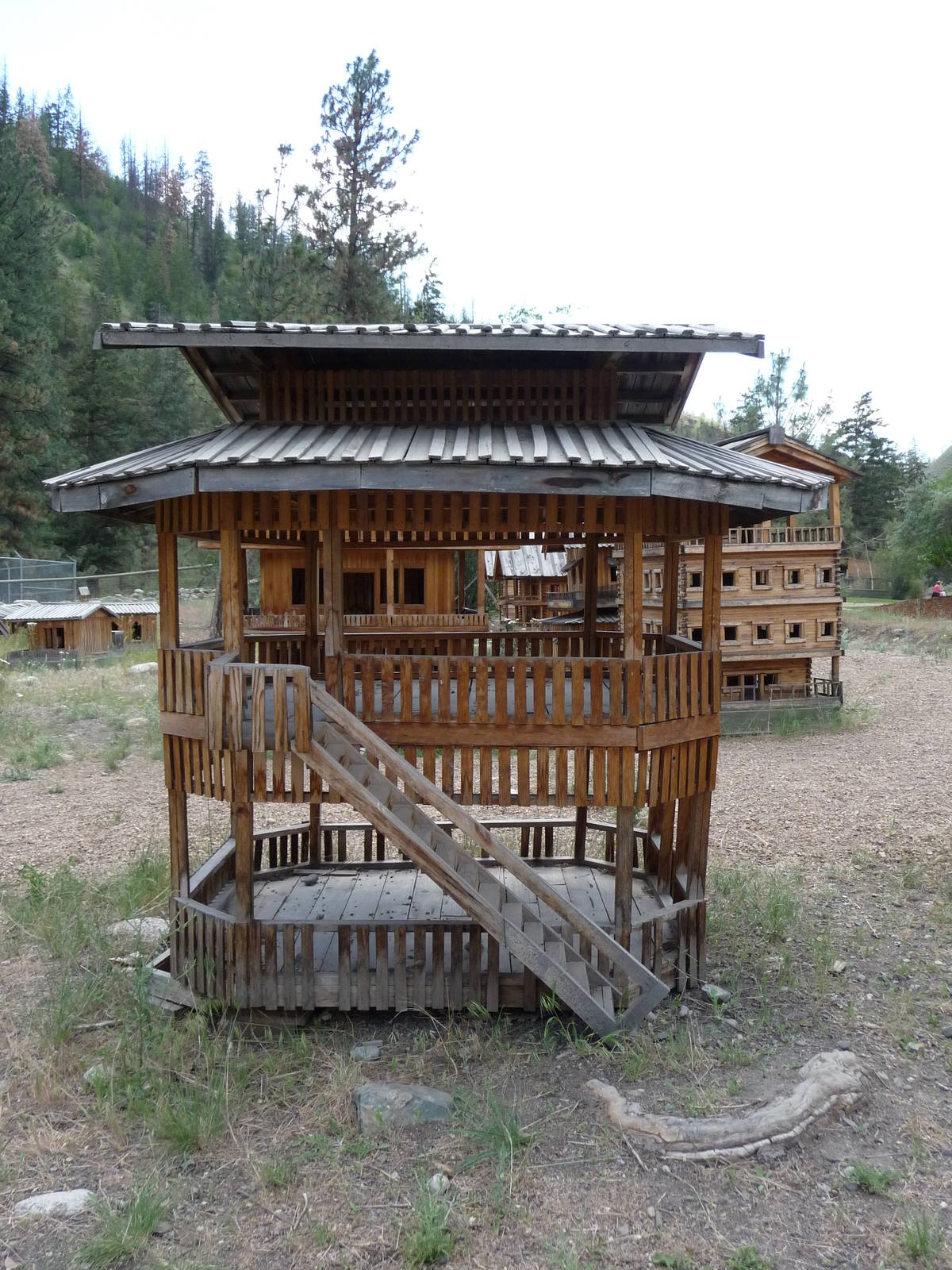 Miniature Wooden Village