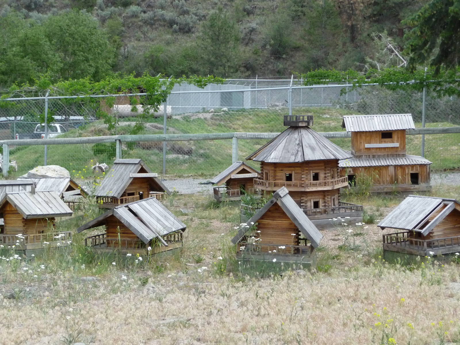 Miniature Wooden Village