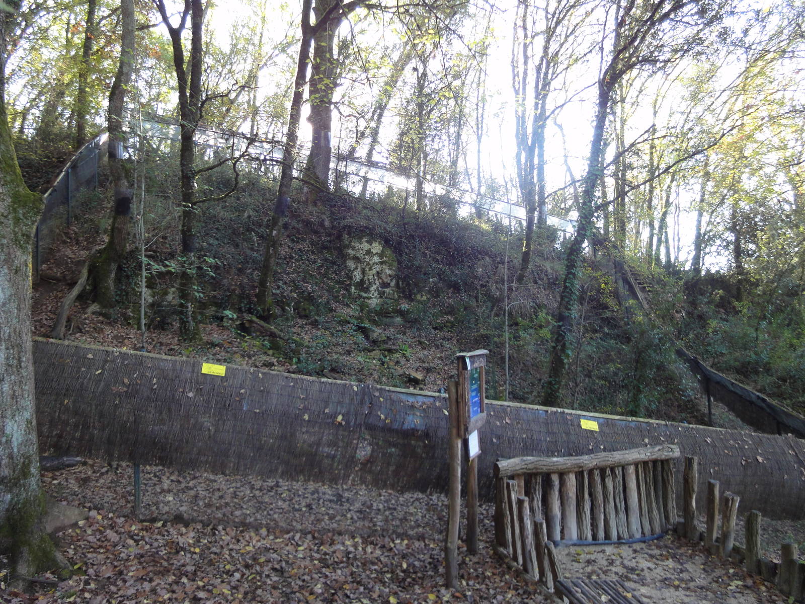 Mink enclosure (wintertime)