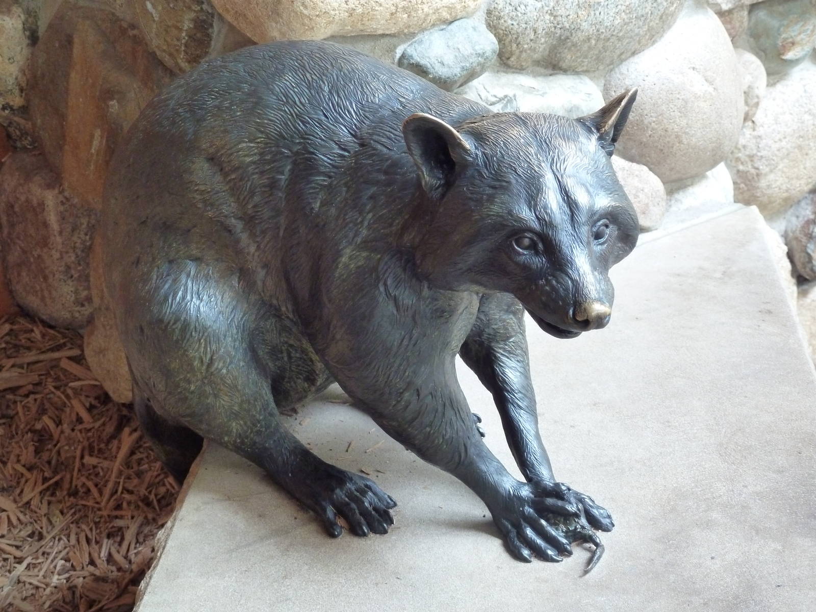 Minnesota Trail - Raccoon Statue