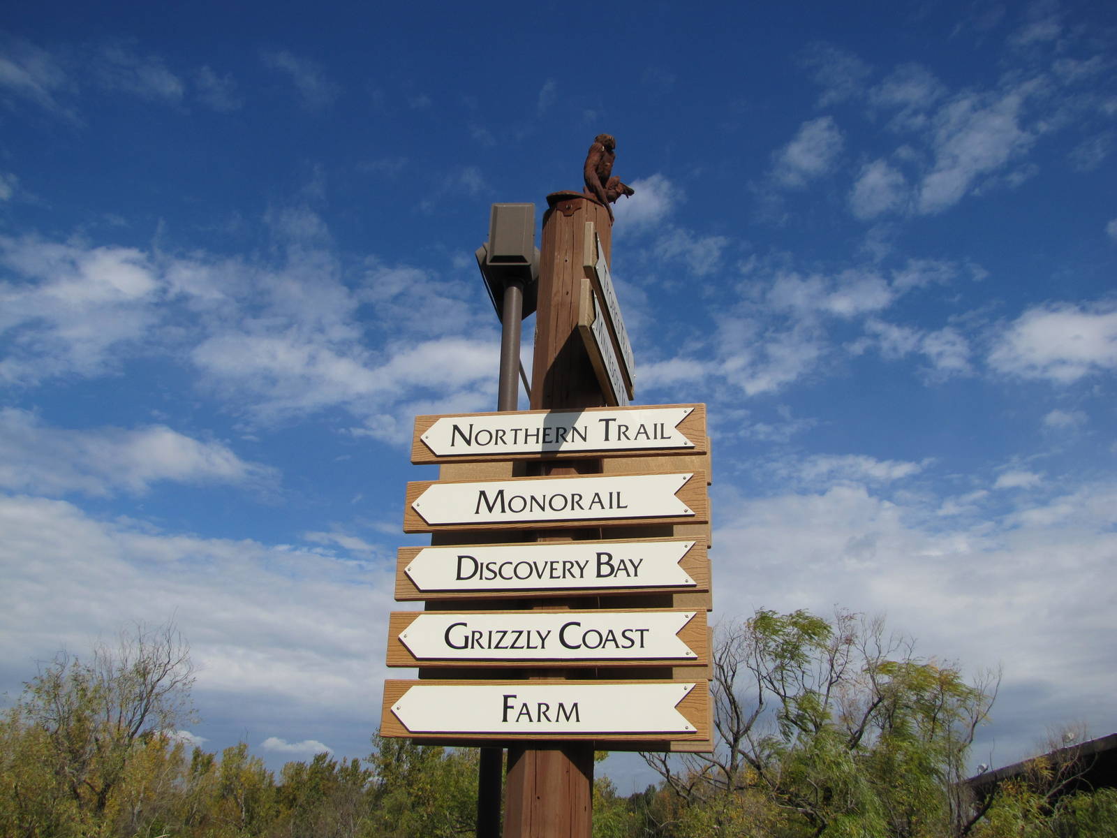 Minnesota Zoo 2010 - Signpost example