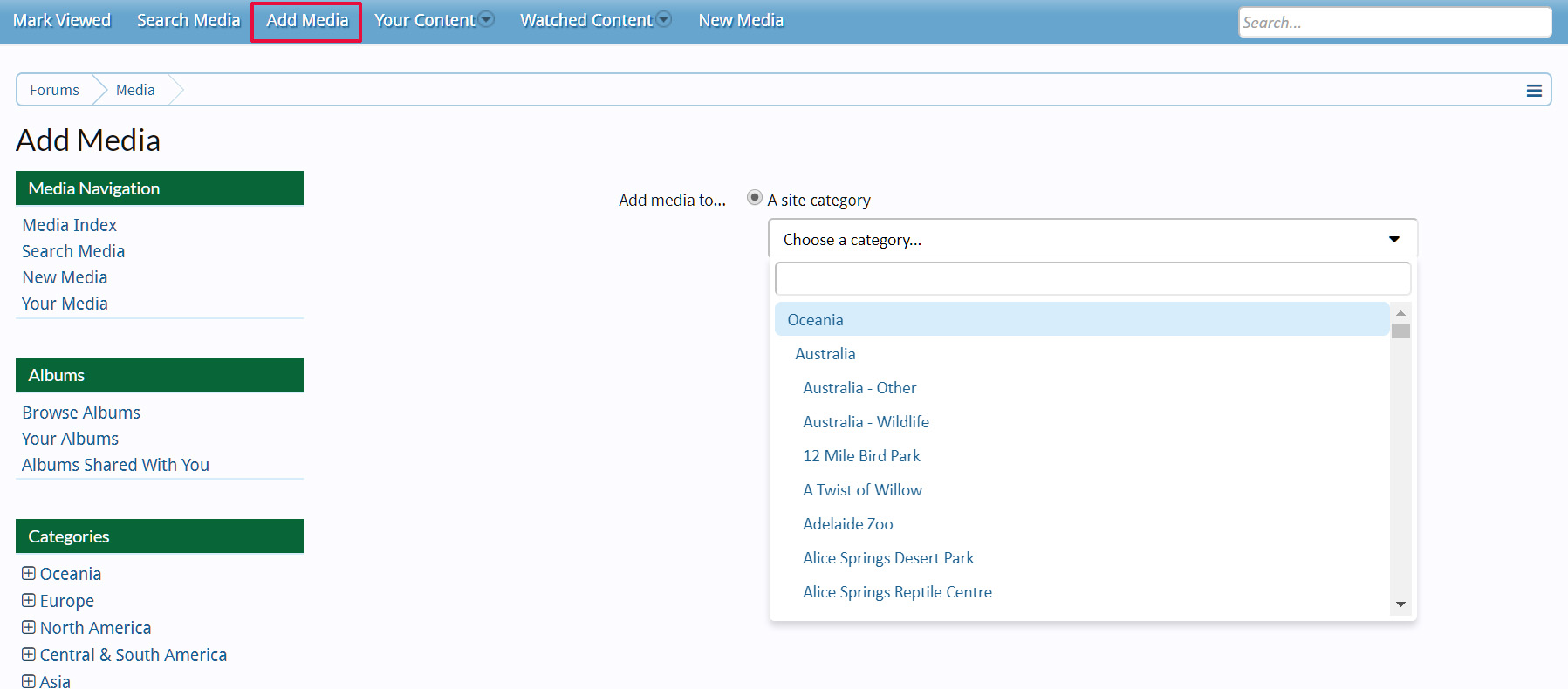 missing from dropdown