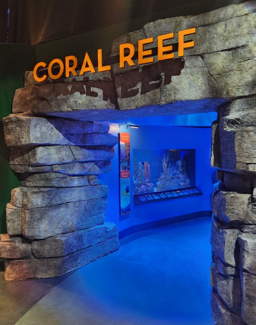 Mississippi Aquarium - Coral Reef exhibit entrance