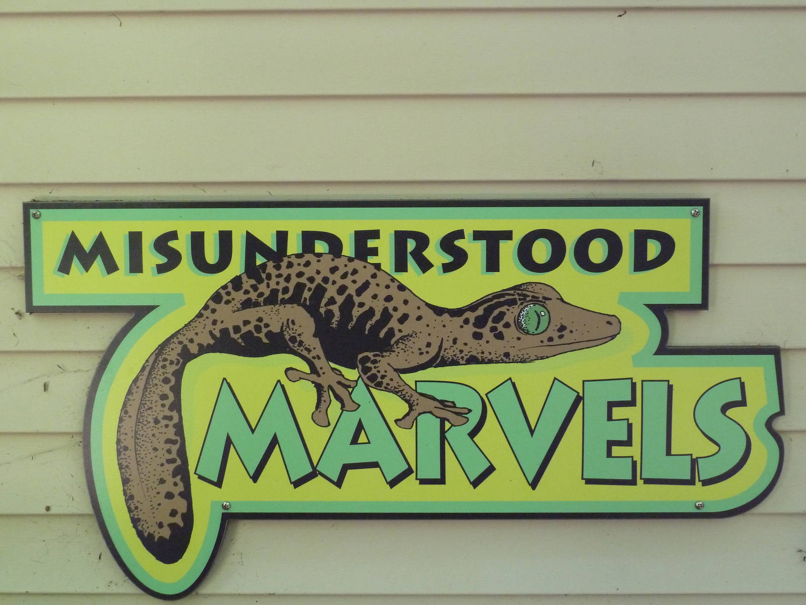 Misunderstood Marvels - Entrance Sign