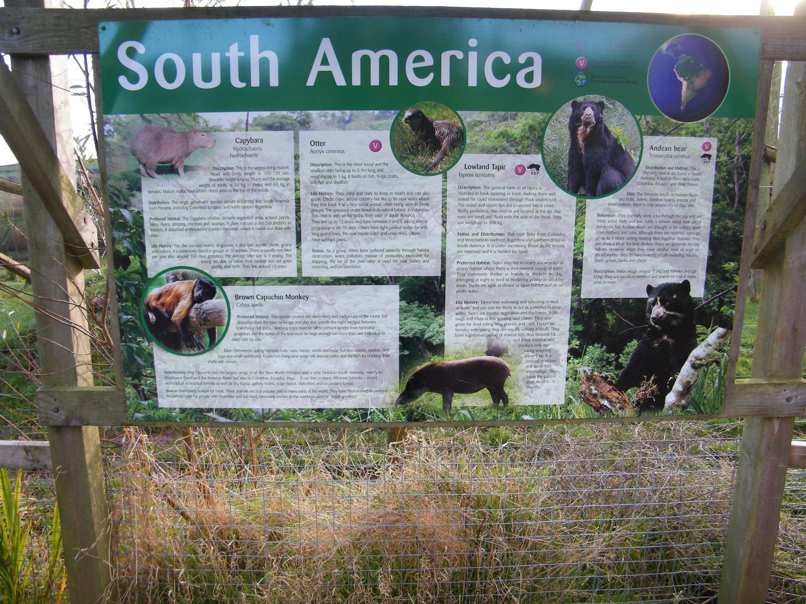 Mixed exhibit signage