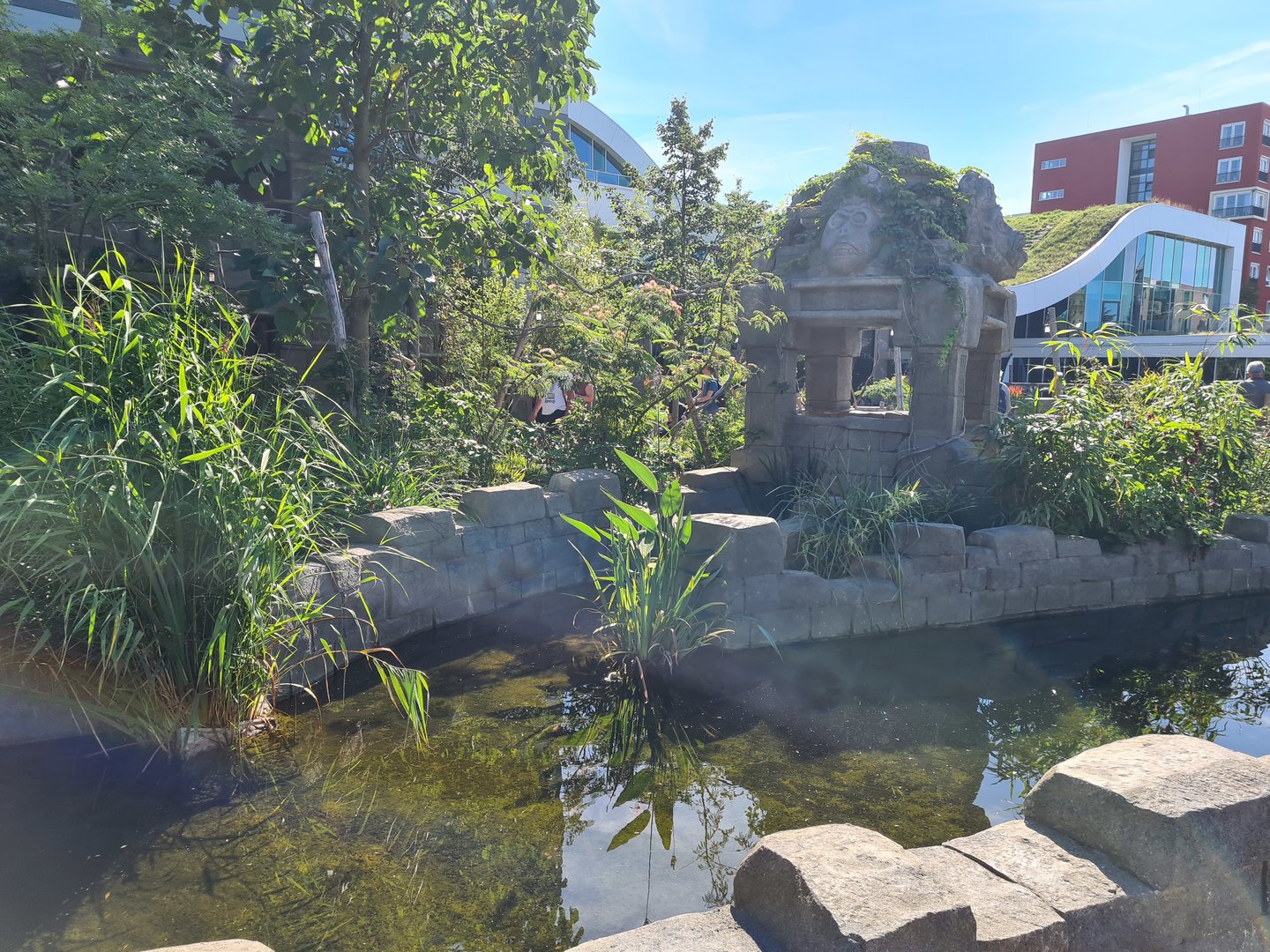 Moat around Monkey ruins