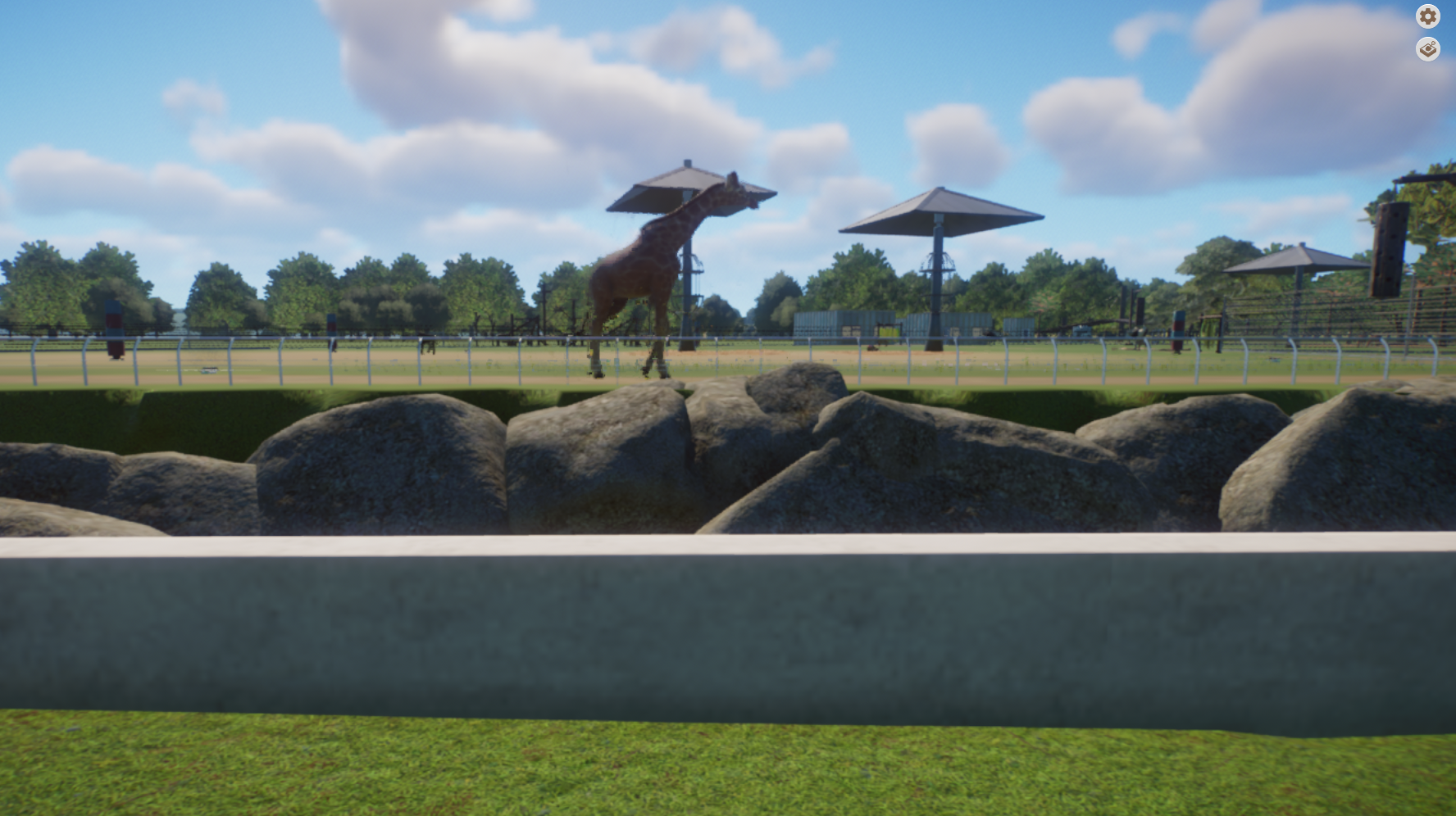 Mock of Toronto Zoo Giraffe Exhibit