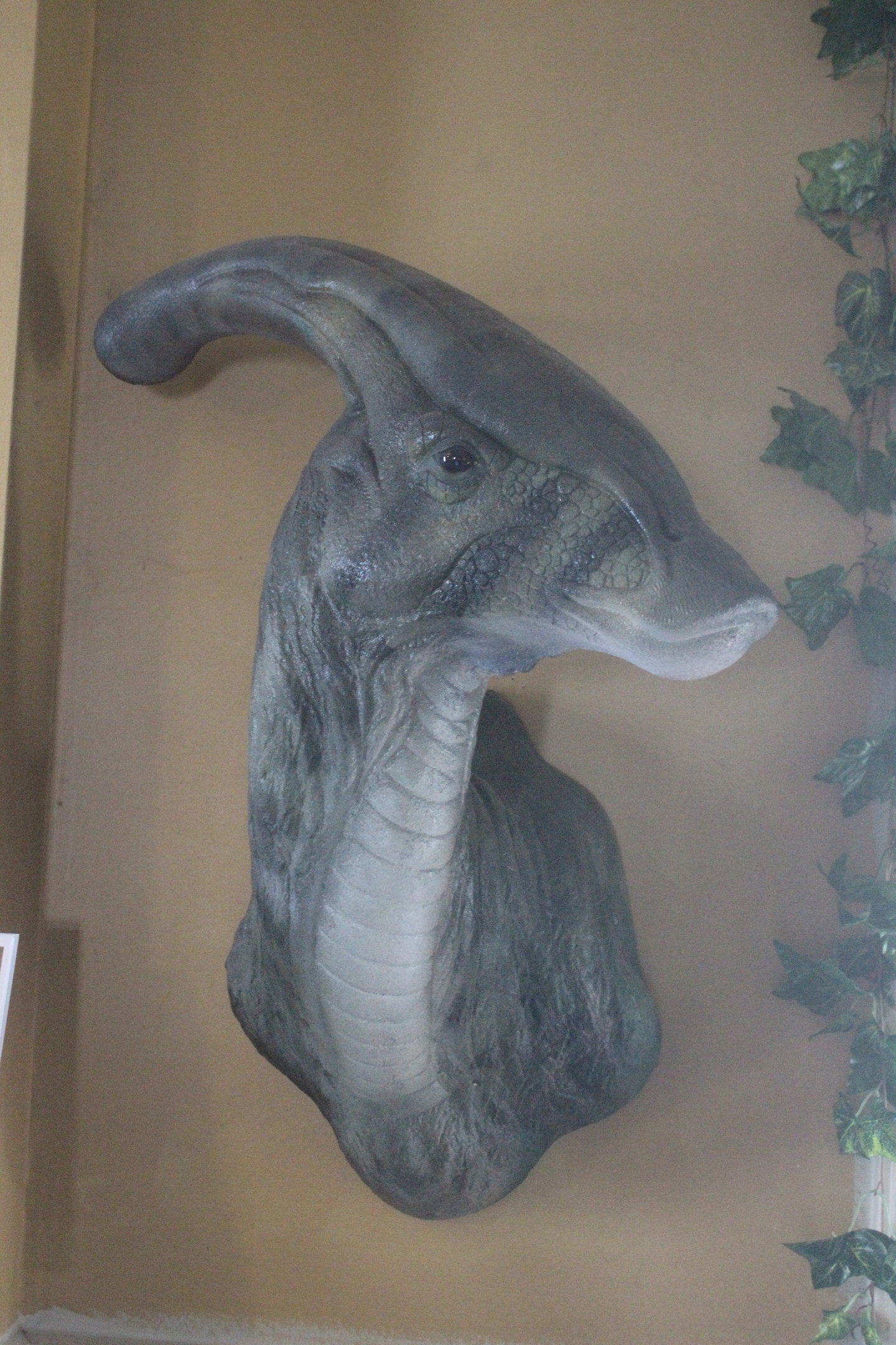 Model of Parasaurolophus, The Dinosaur House (Raetihi)