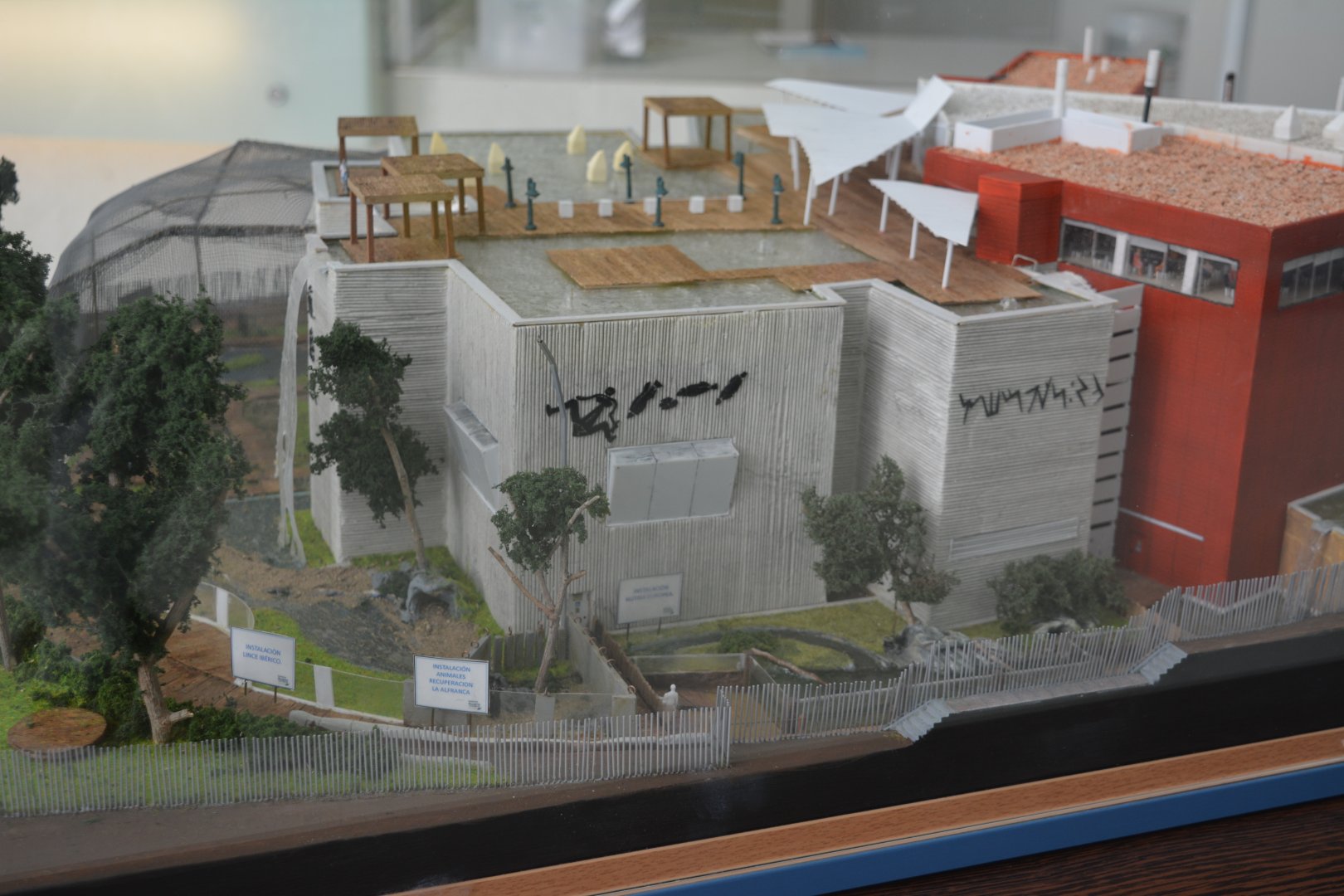 Model of the future expansion of the aquarium