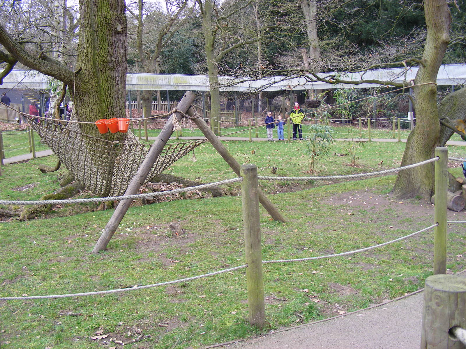Monkey Business exhibit at Woburn Safari Park, 28 February 2009