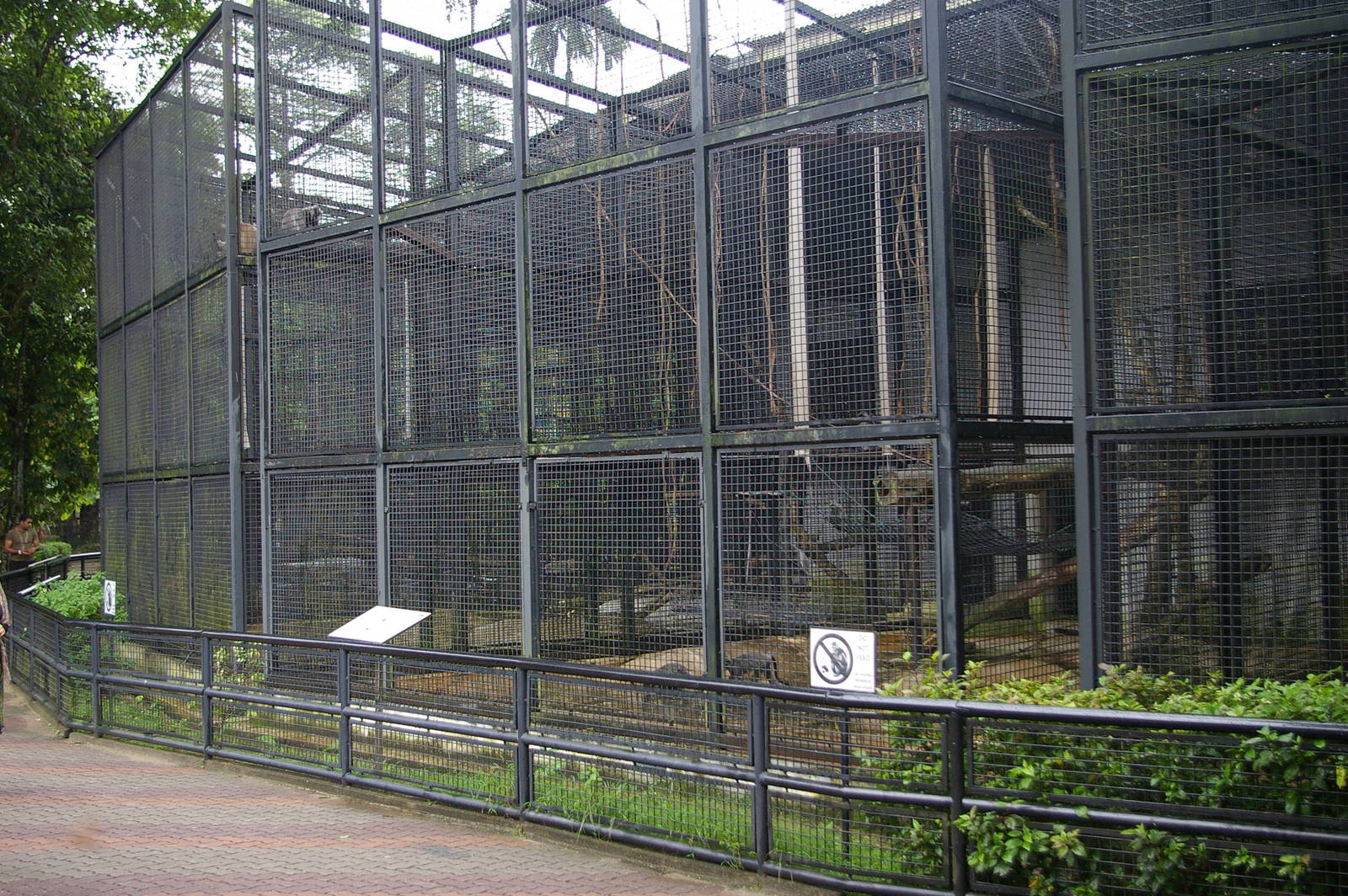 monkey cages, Zoo Negara (KL)