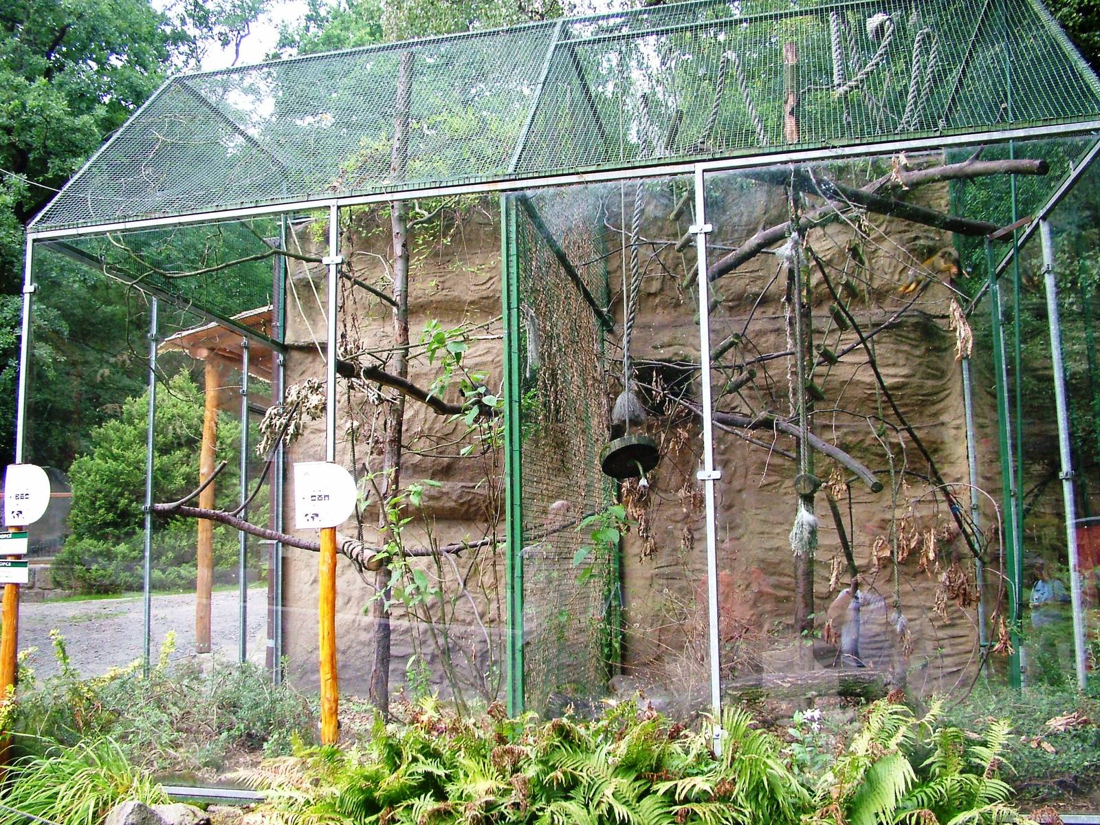 Monkey Enclosures at Decin, 28/08/12