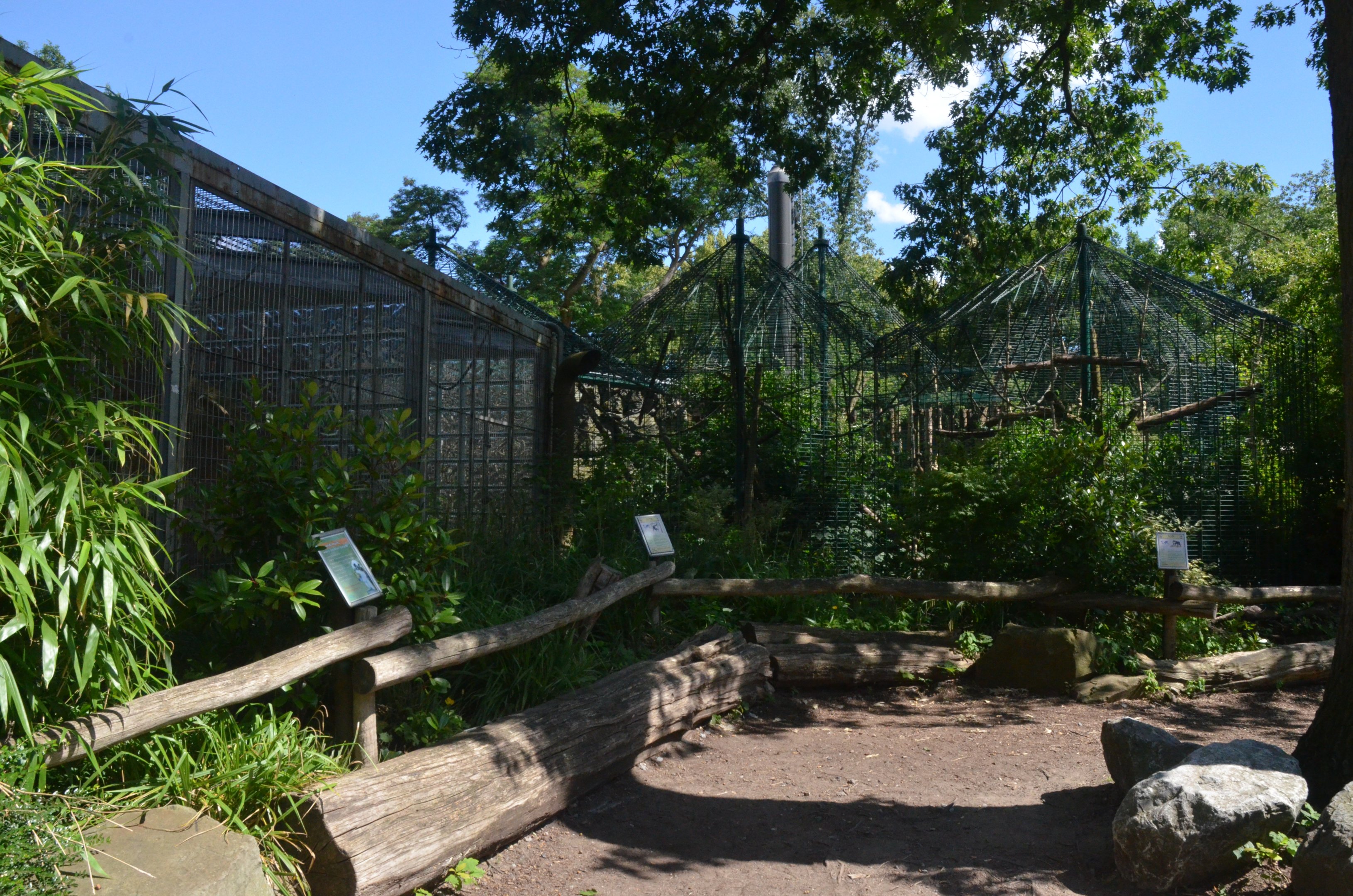 Monkey Enclosures in Aequatorium at Duisburg, 17/06/19