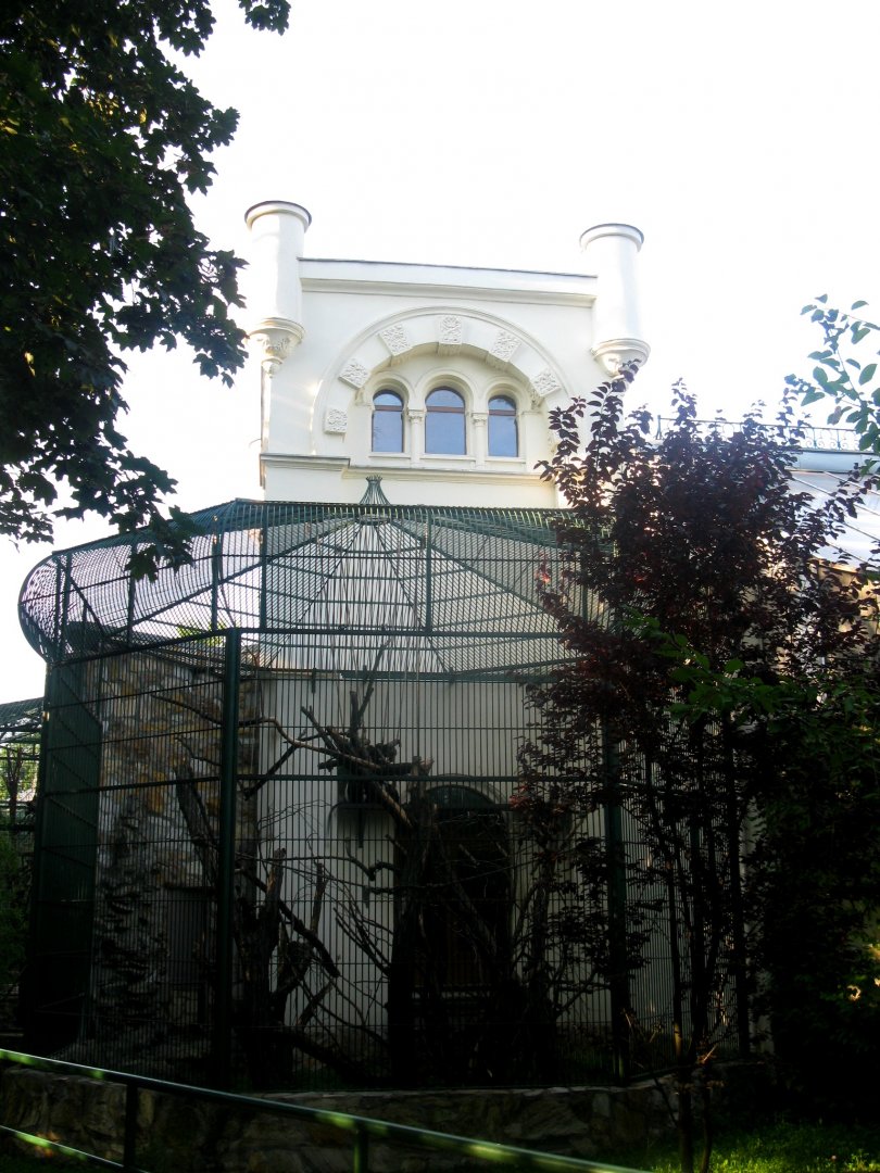 Monkey house and Angola Colobus enclosure - 08.2013