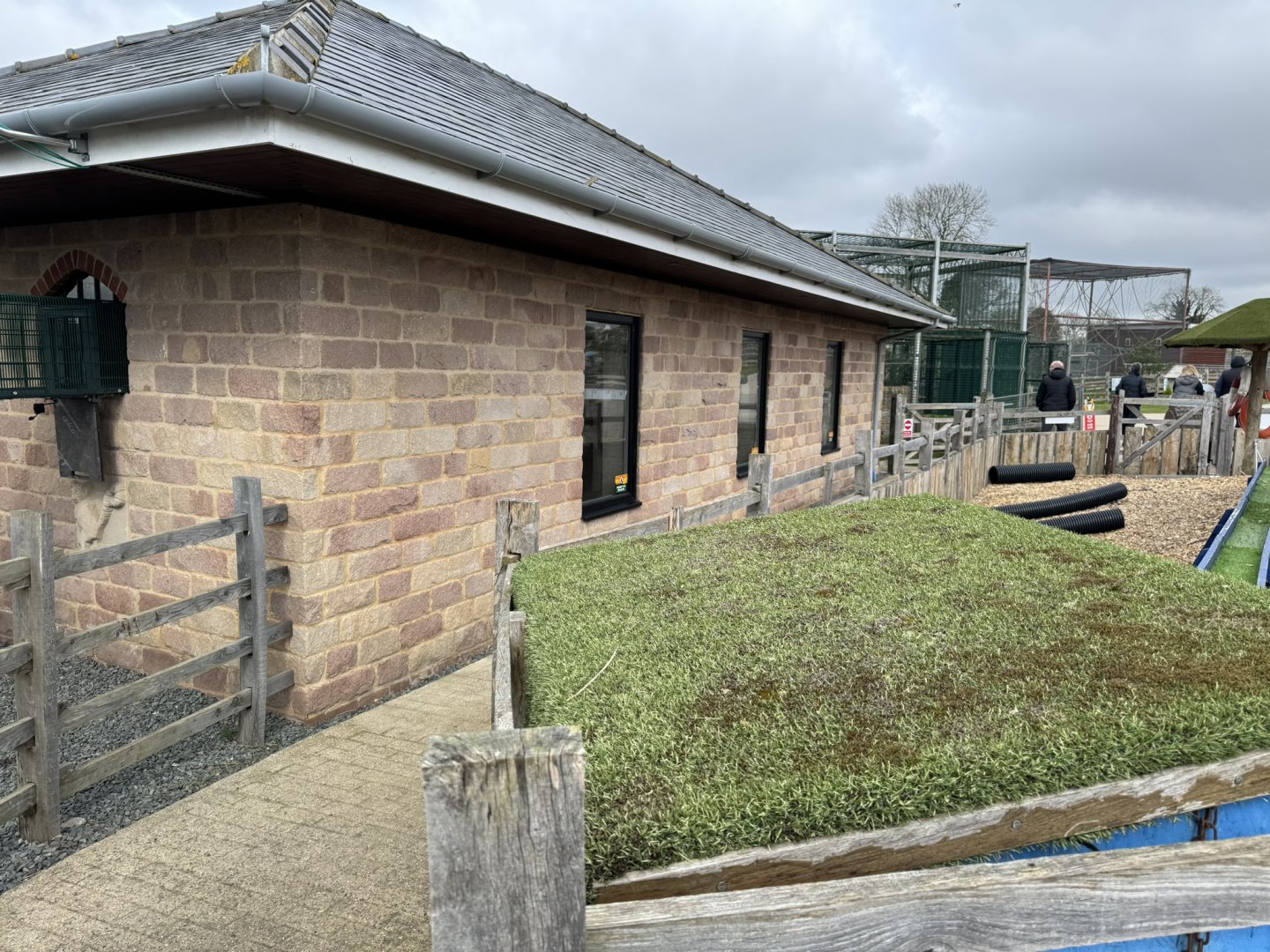 Monkey House at Wolds Wildlife Park (March 2024)