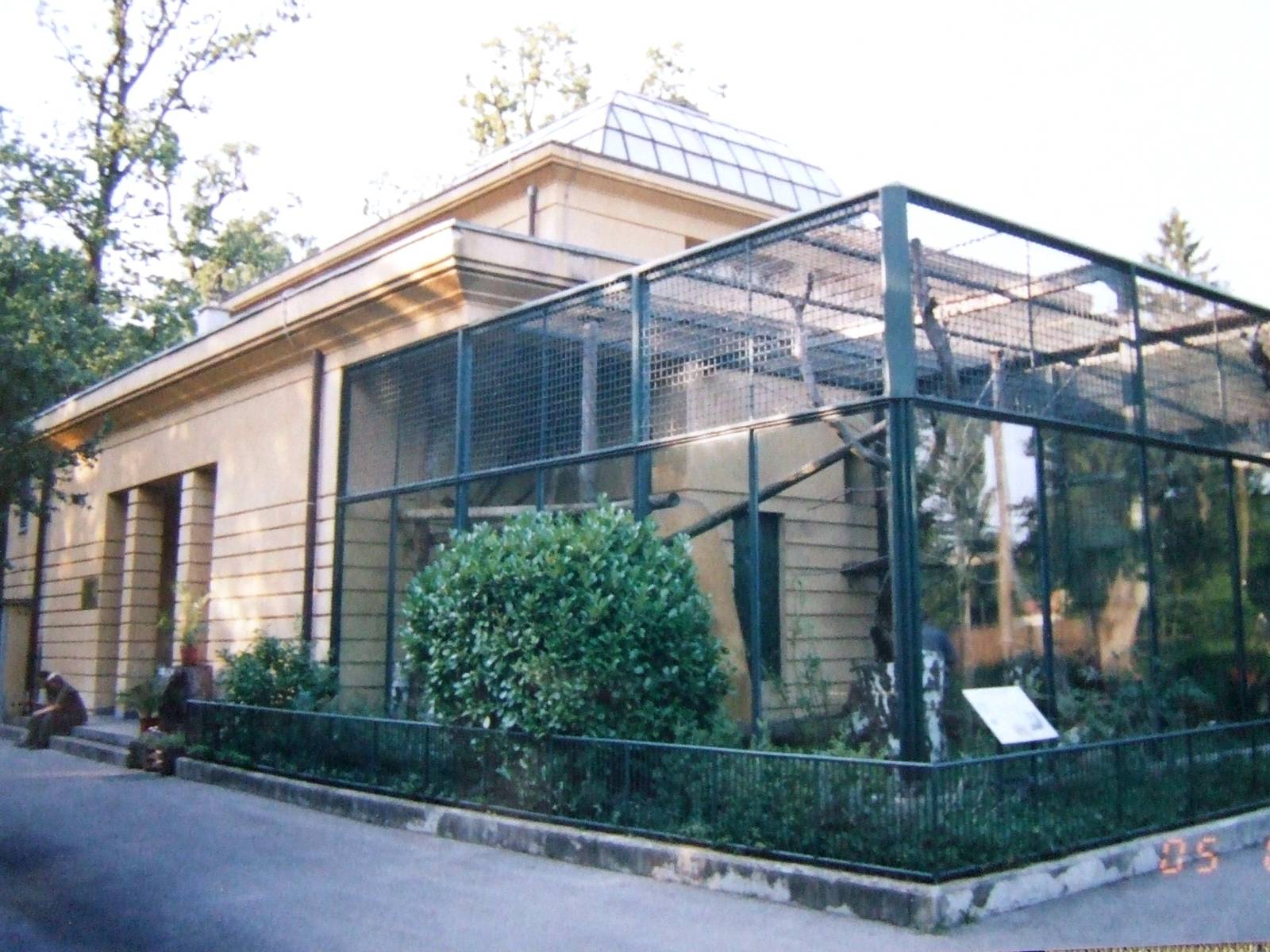 Monkey House, Diana monkey exhibit @ Zagreb Zoo, Croatia