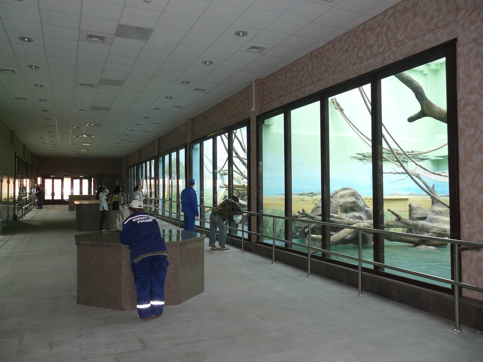 Monkey House. Indoor view