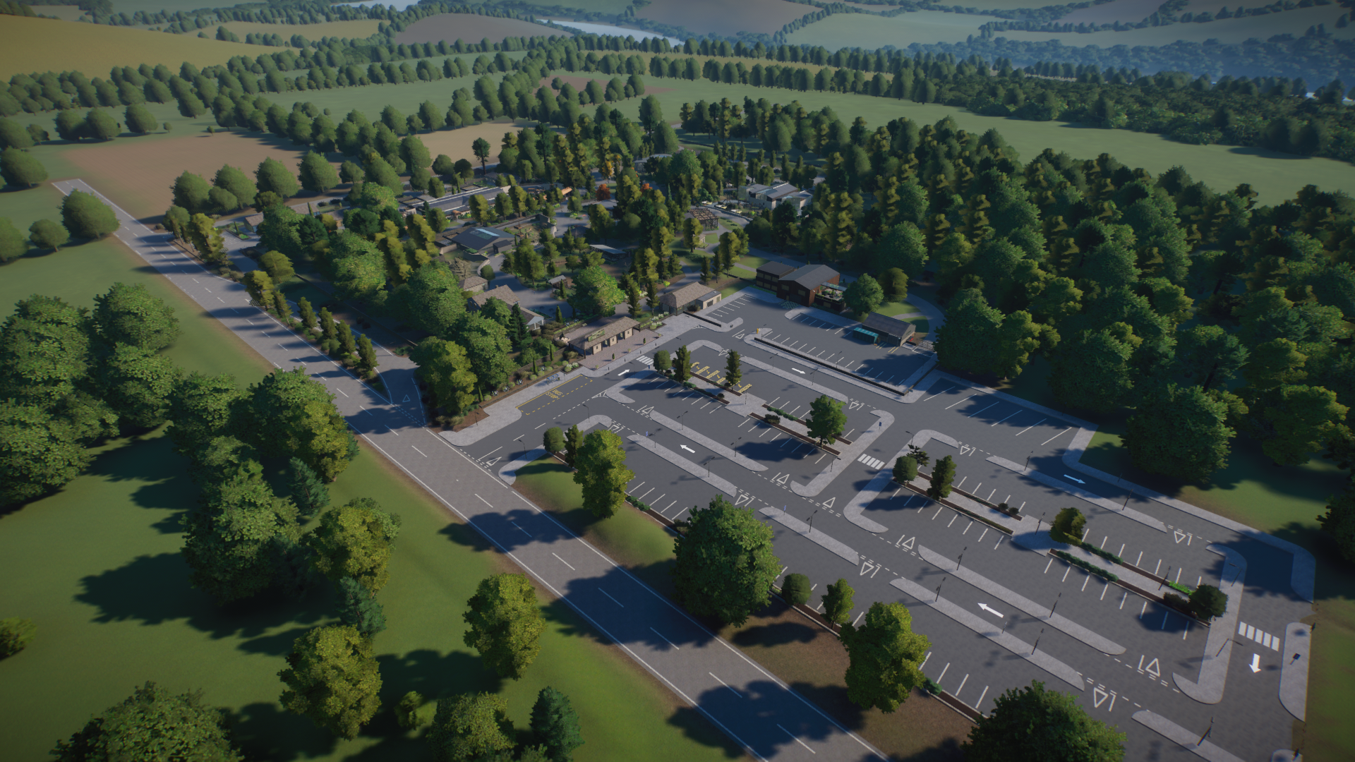 Monkey Land Aerial View (Planet Zoo)