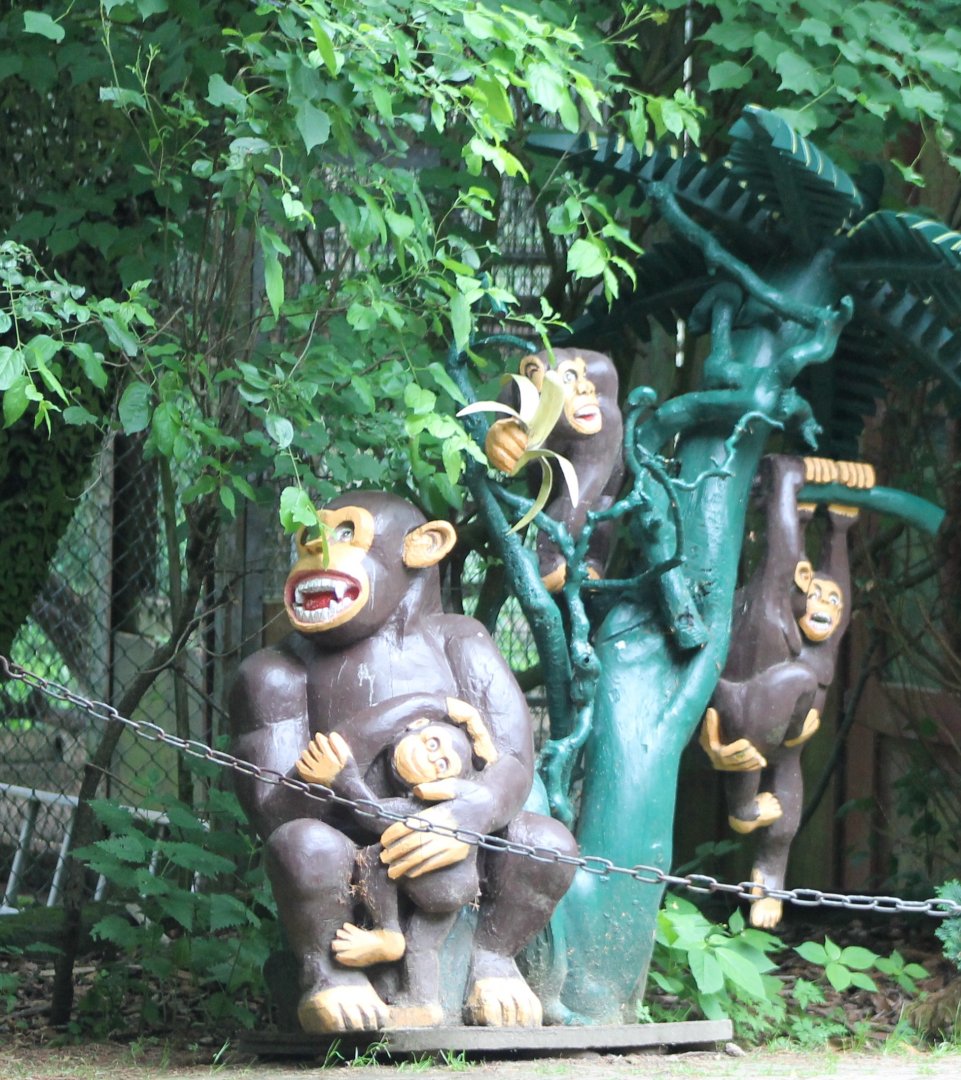 "Monkey-statue" near Monkey House