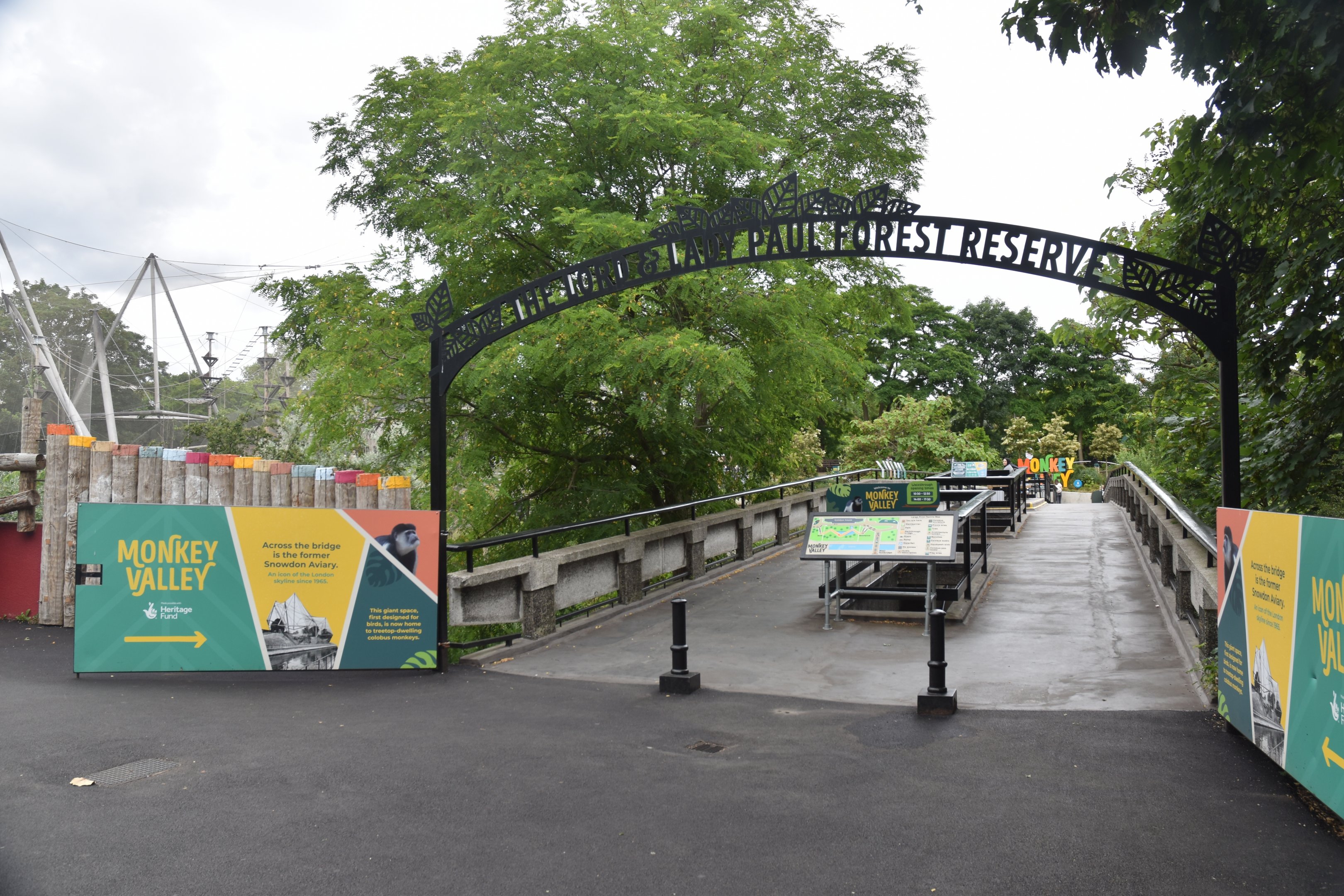 Monkey Valley (Snowdon Aviary) Approach at London, 22nd June 2024