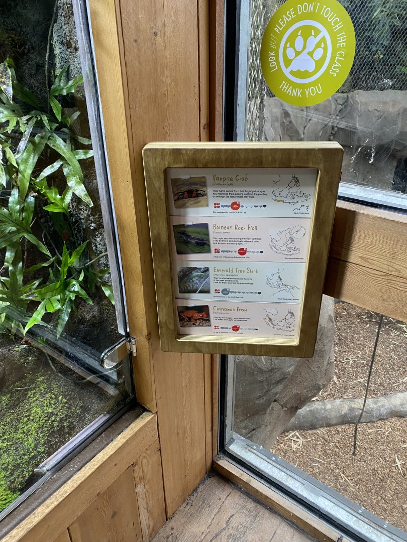 Monsoon Forest - Mixed exhibit inhabitant labels 181021