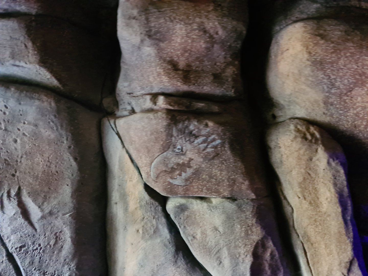Monster bird mural in Rimbula river boat ride