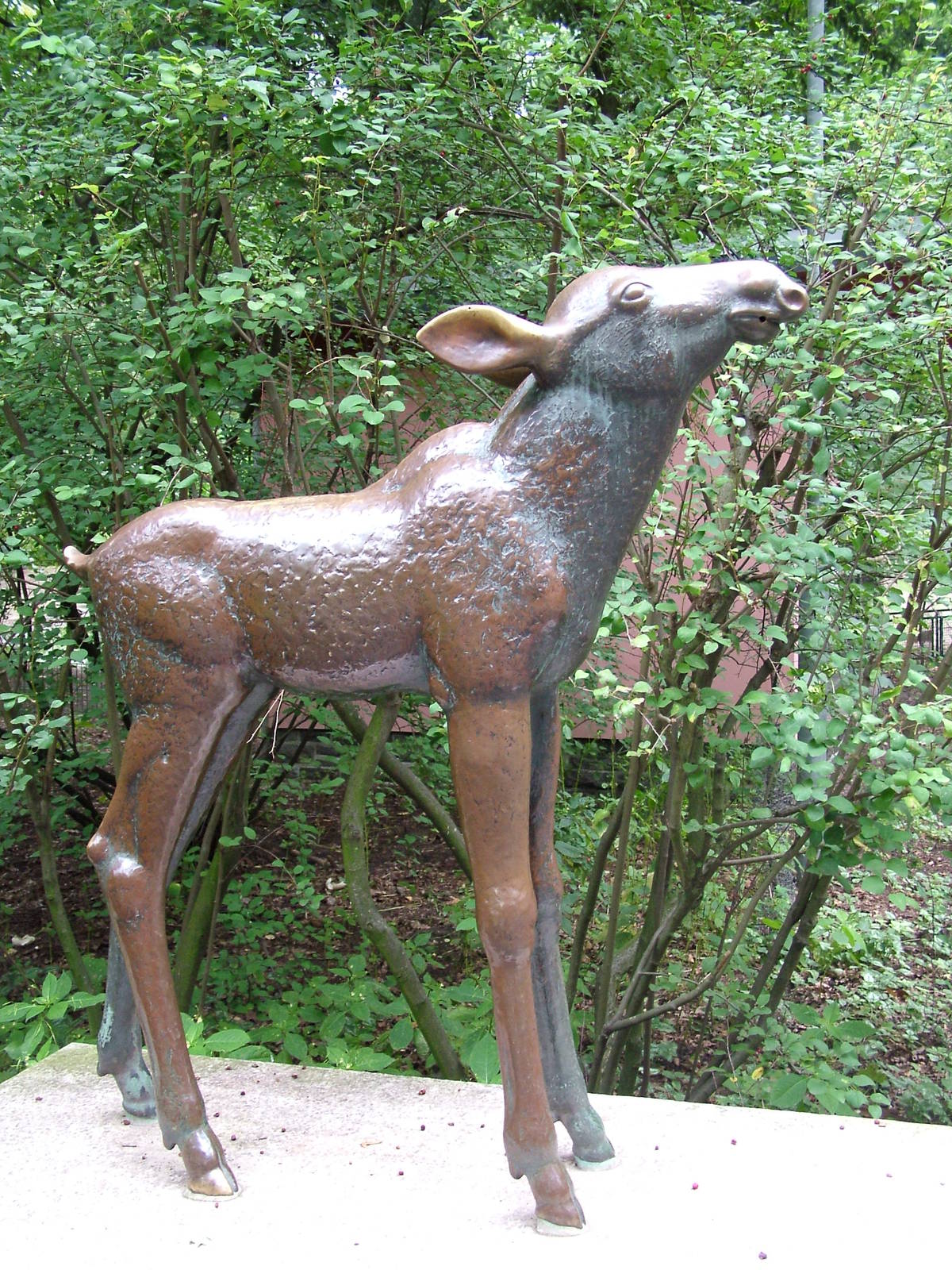 Moose Calf Statue at Tierpark Berlin, 30/08/11