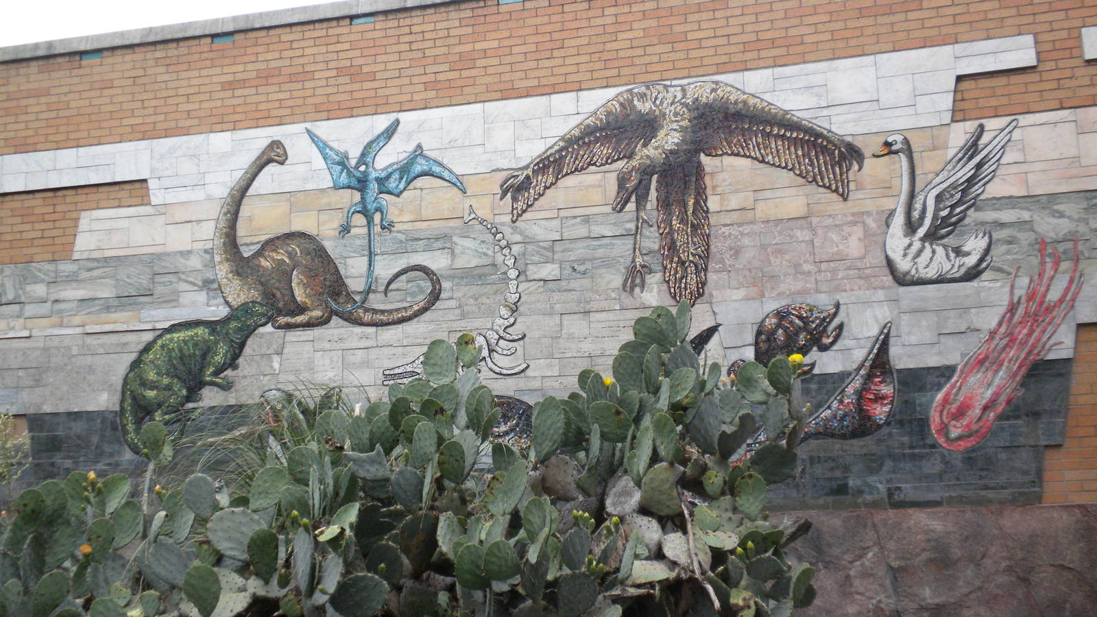 Mosaic on the Bird and Reptile Building