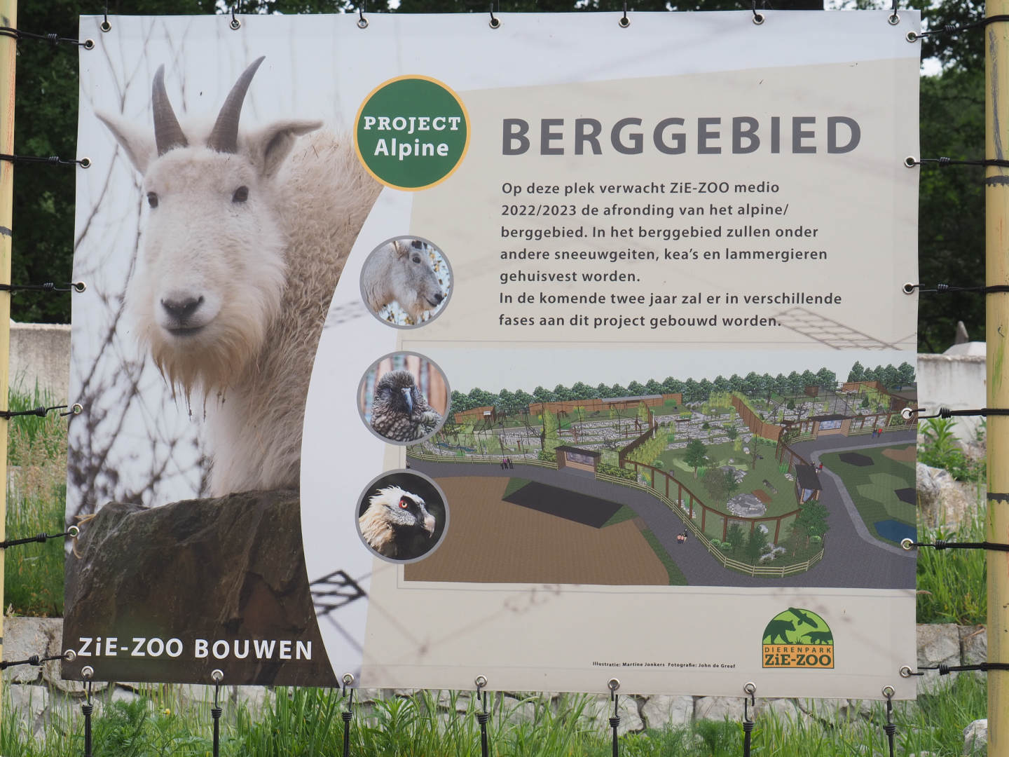 Mountain project signage, 2022-05-17