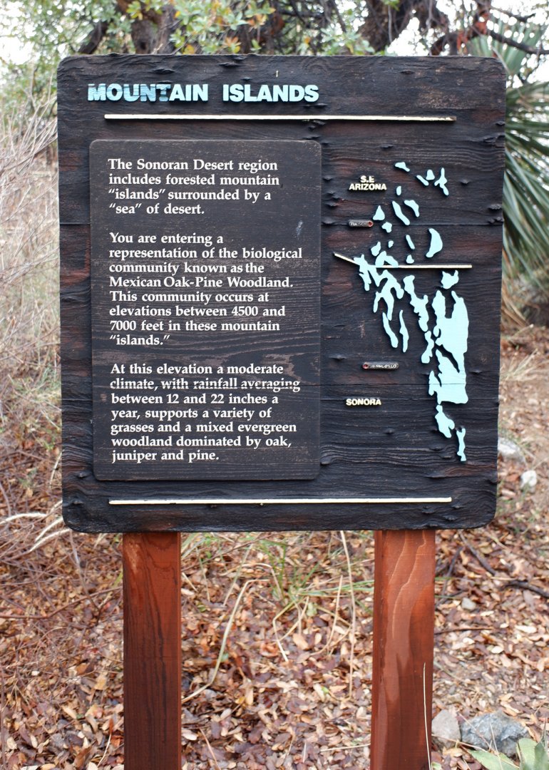 Mountain Woodlands sign