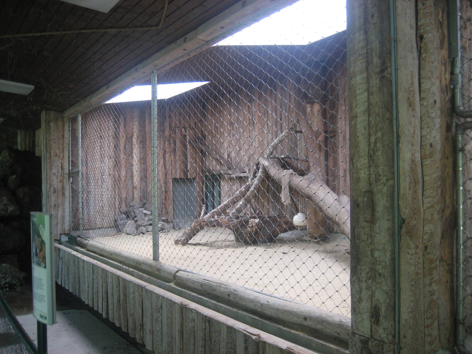 Munich Zoo - Tiger indoor exhibit