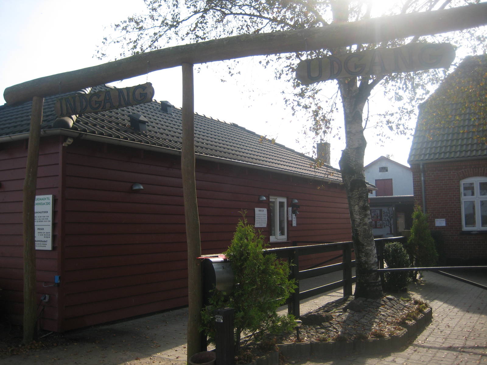 Munkholm Zoo - entrance