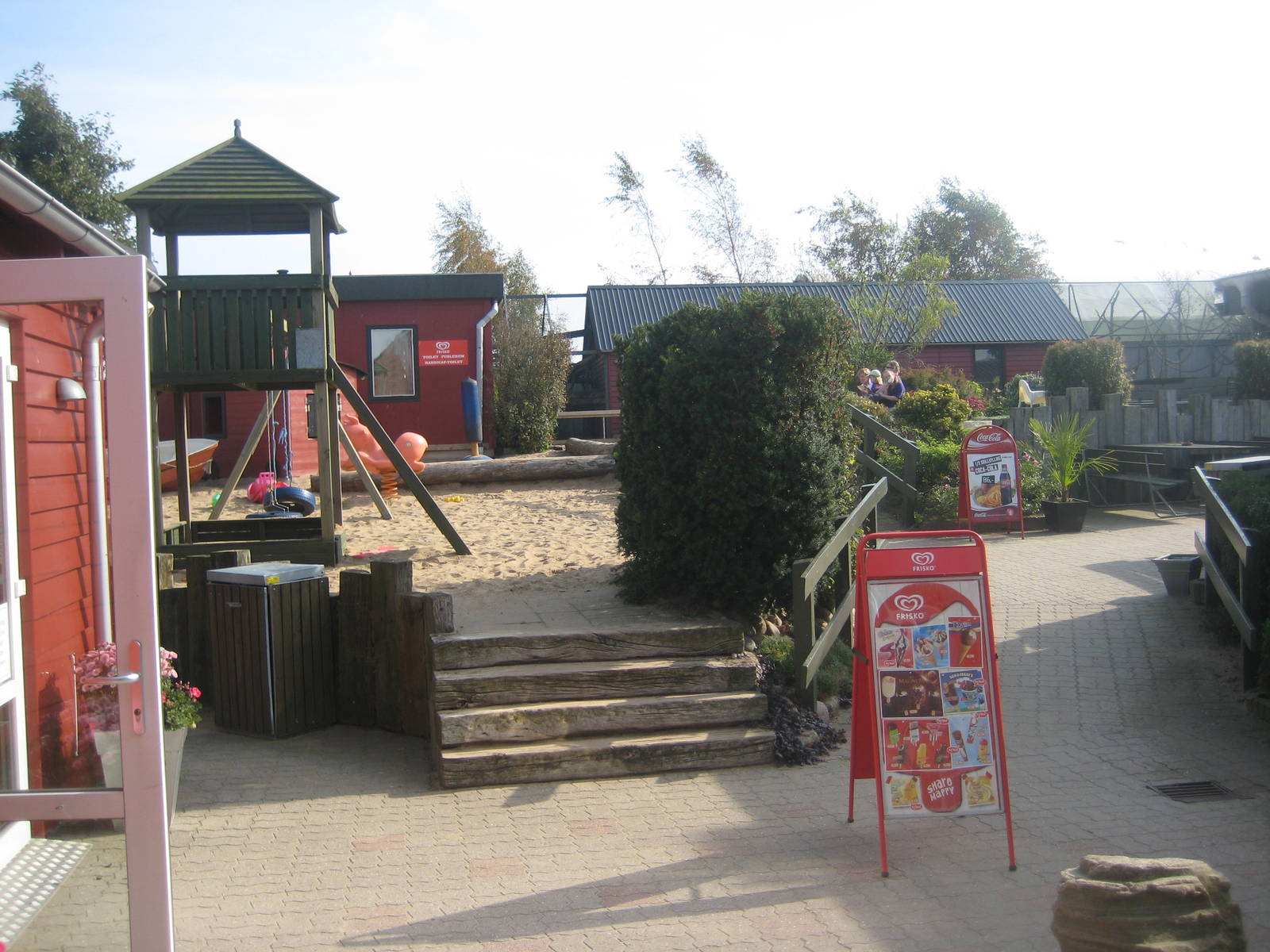 Munkholm Zoo - view from entrance