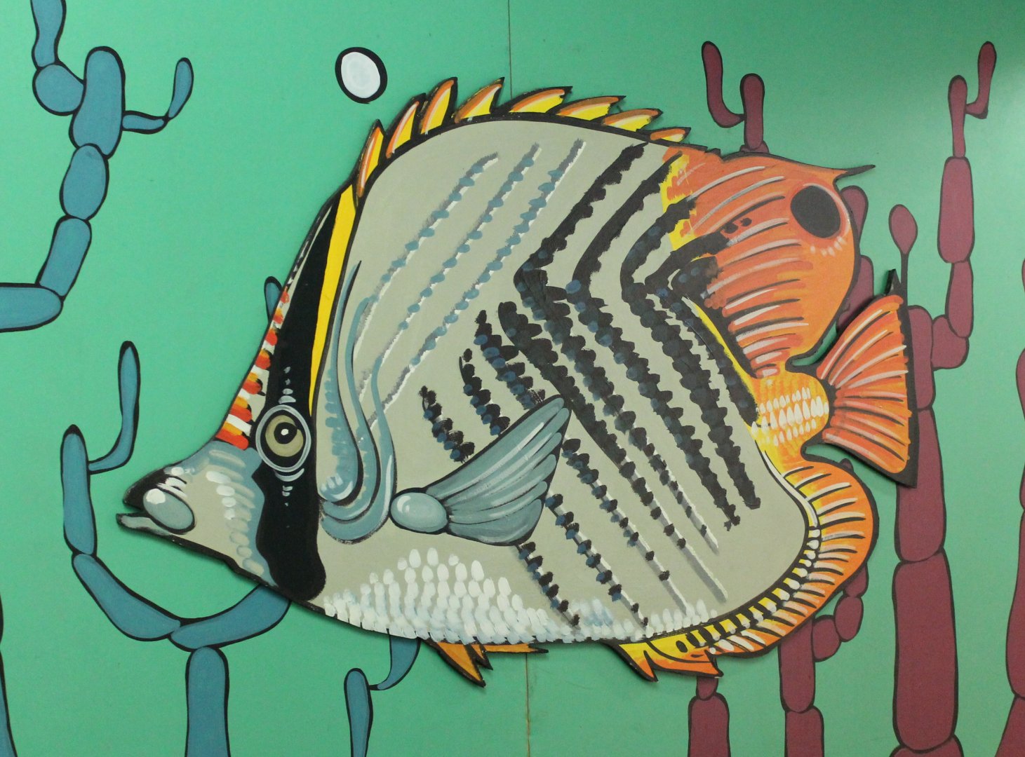 Mural Butterflyfish