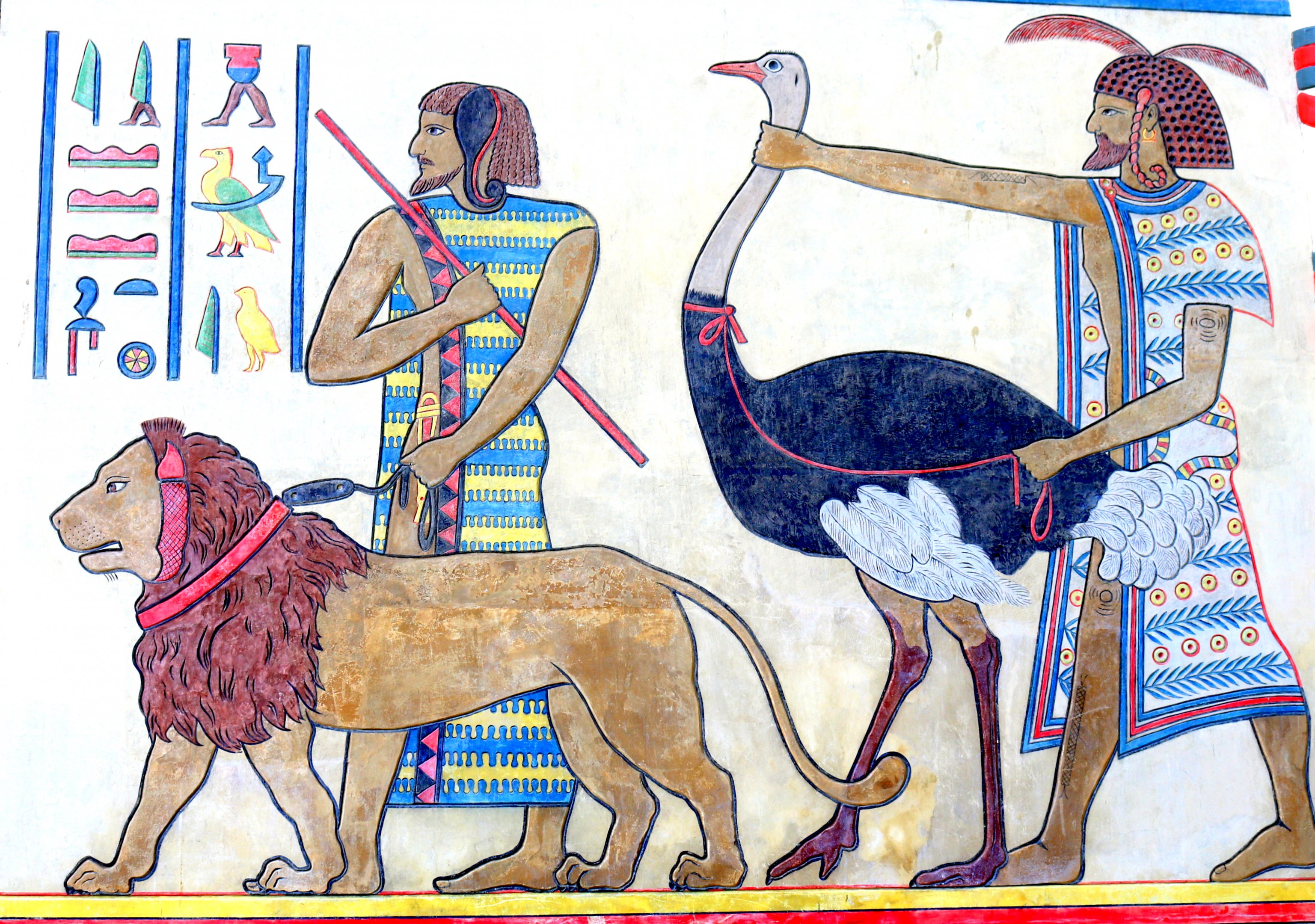 Mural - Egyptian Temple; Antwerp; 8th September 2018