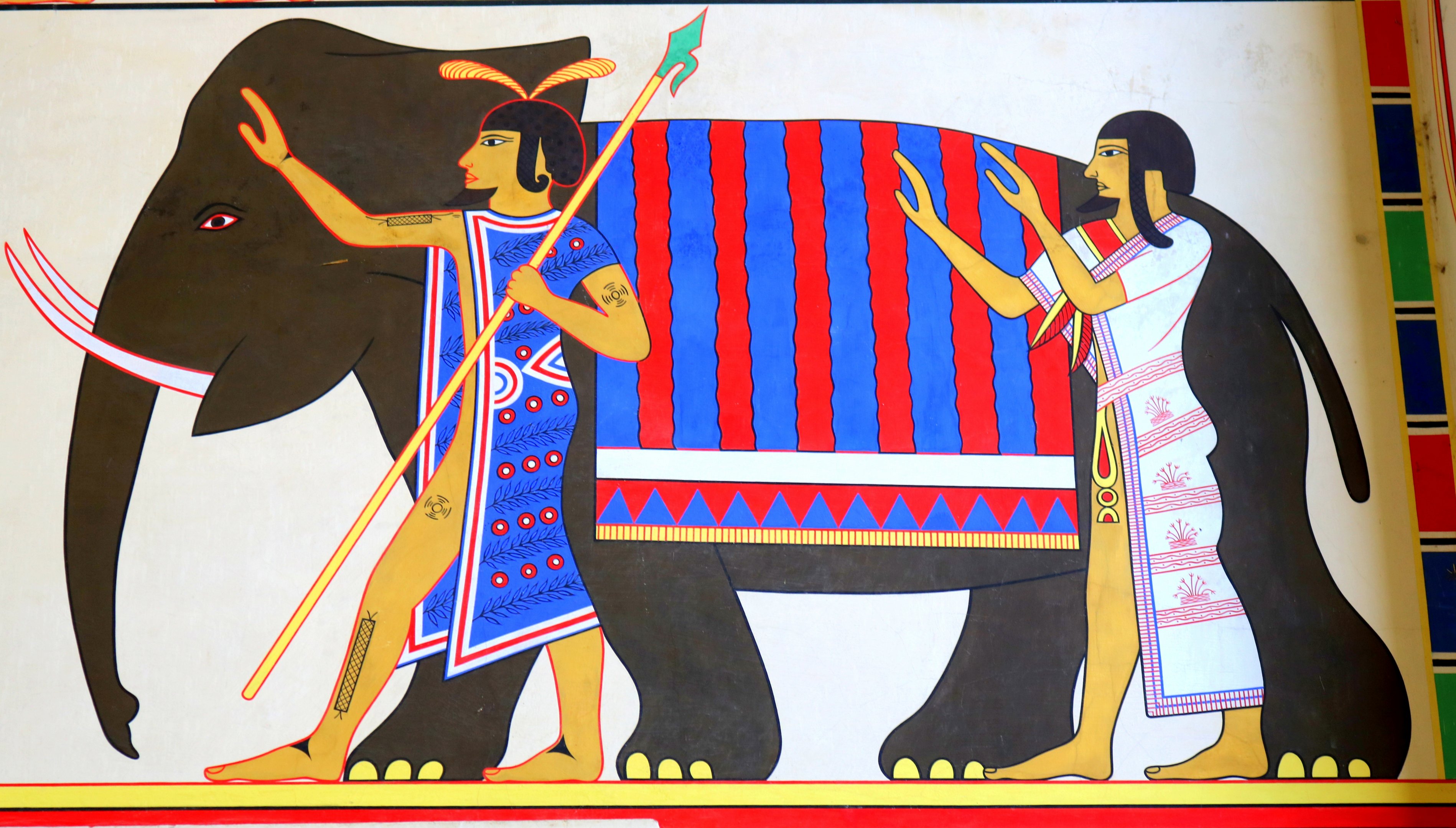 Mural - Egyptian Temple; Antwerp; 8th September 2018