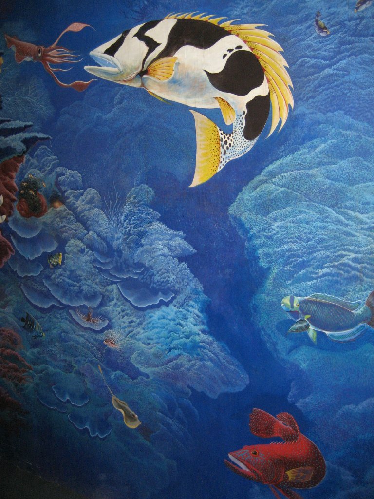 Mural in the Aquarium