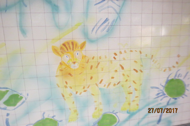 Murals on the Zoo Subway Station