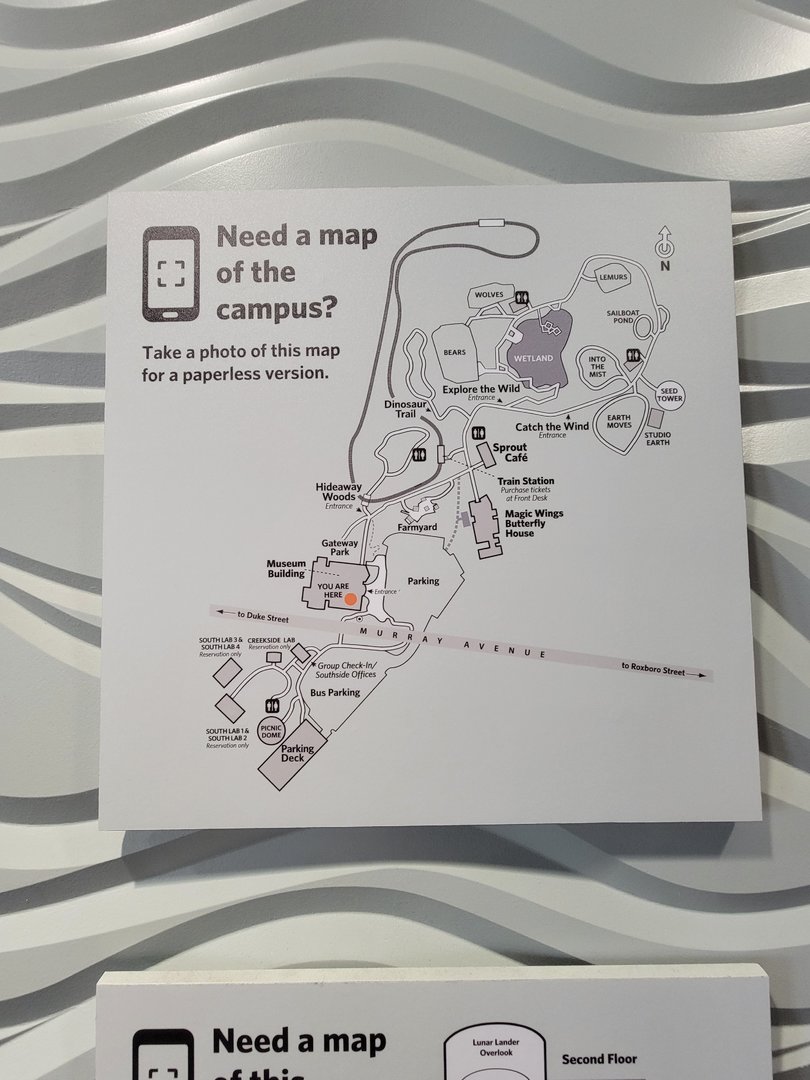 Museum of Life+Science - Simple map