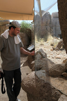 my cousin with antelope ground squirrel
