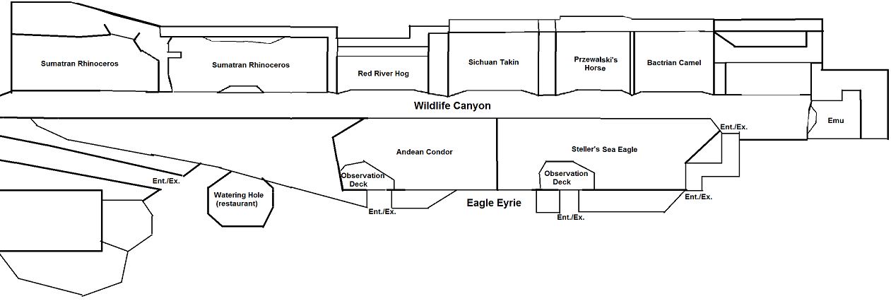 My Map of Wildlife Canyon and Eagle Eyrie