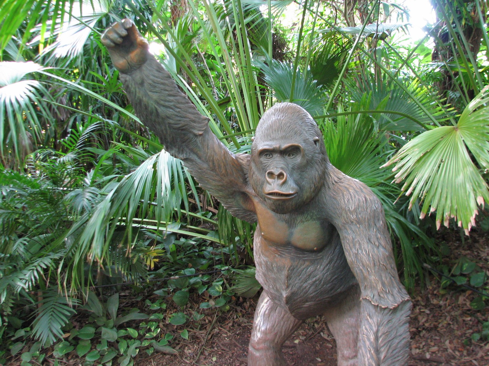 Myombe Reserve - Gorilla Statue