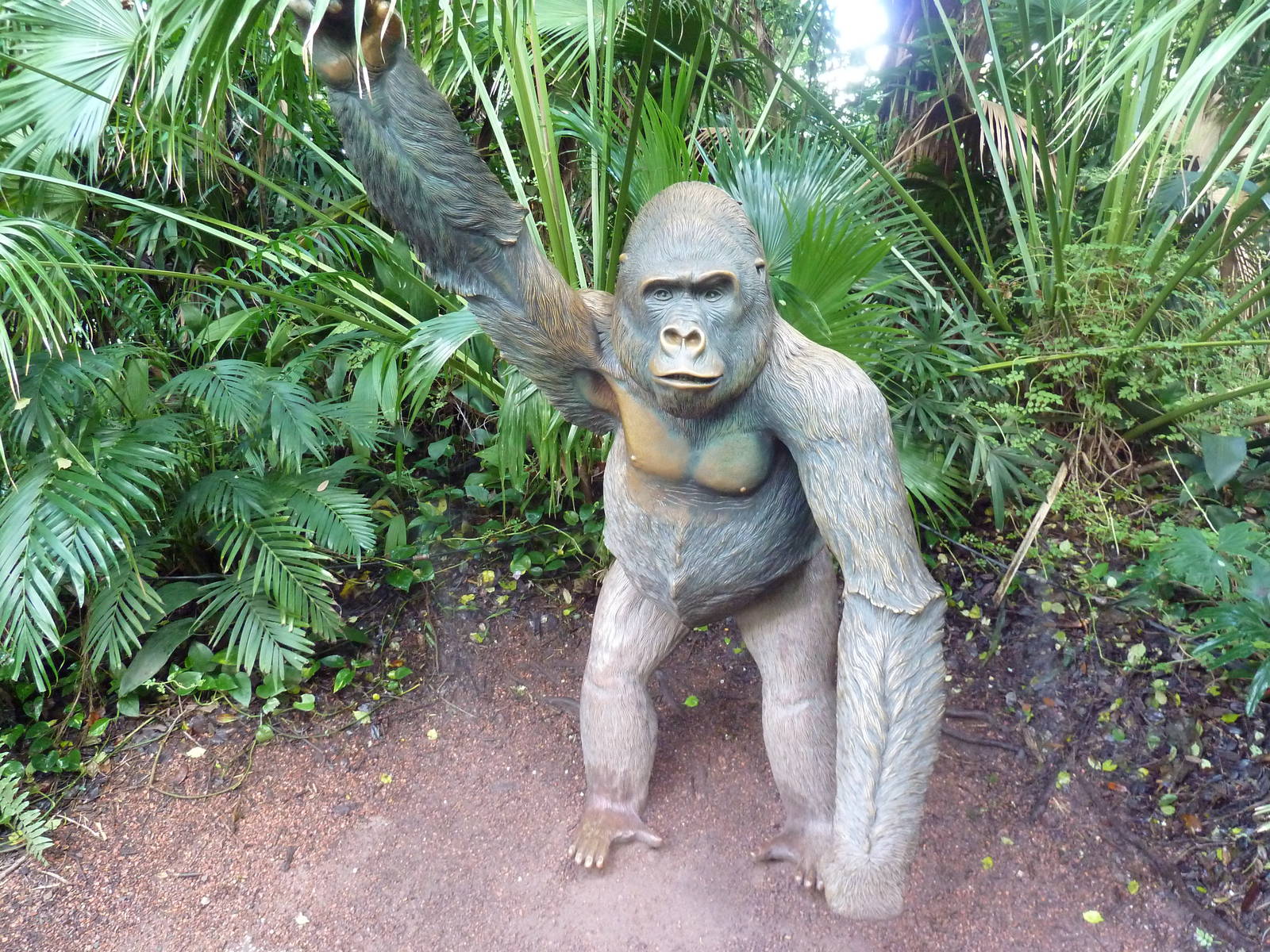 Myombe Reserve - Gorilla Statue