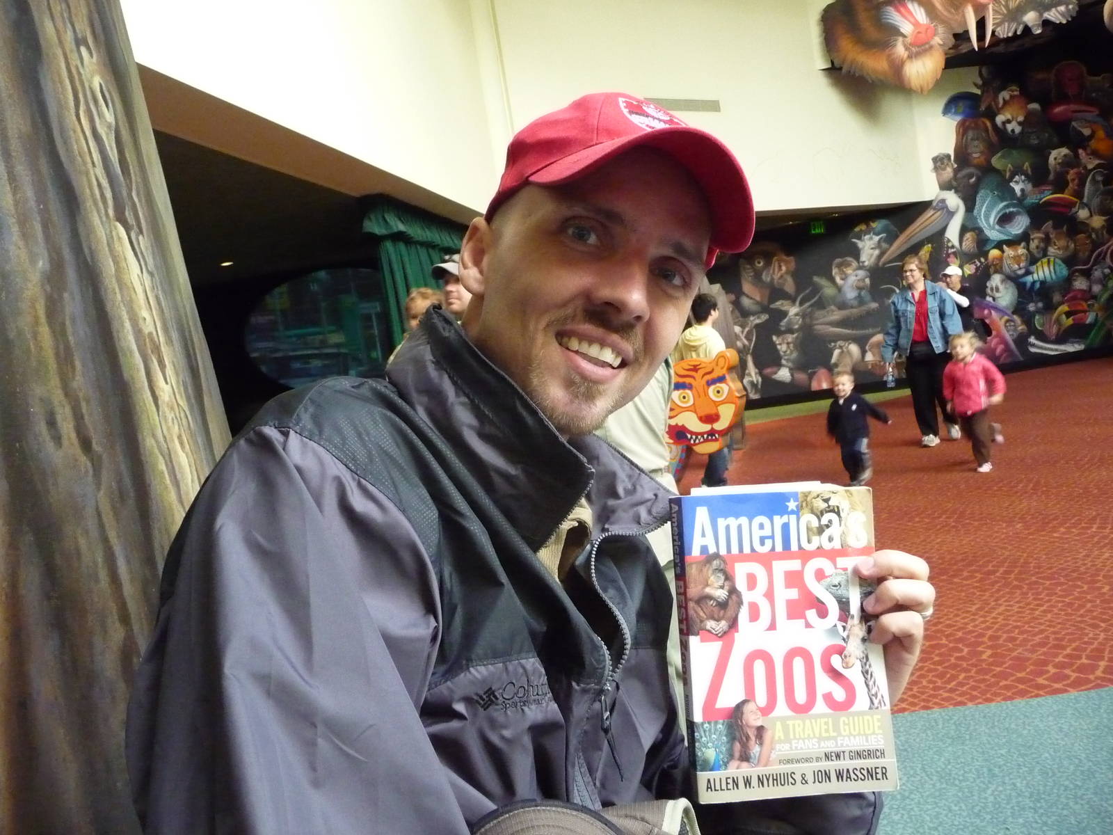 Myself and my ever-present zoo book