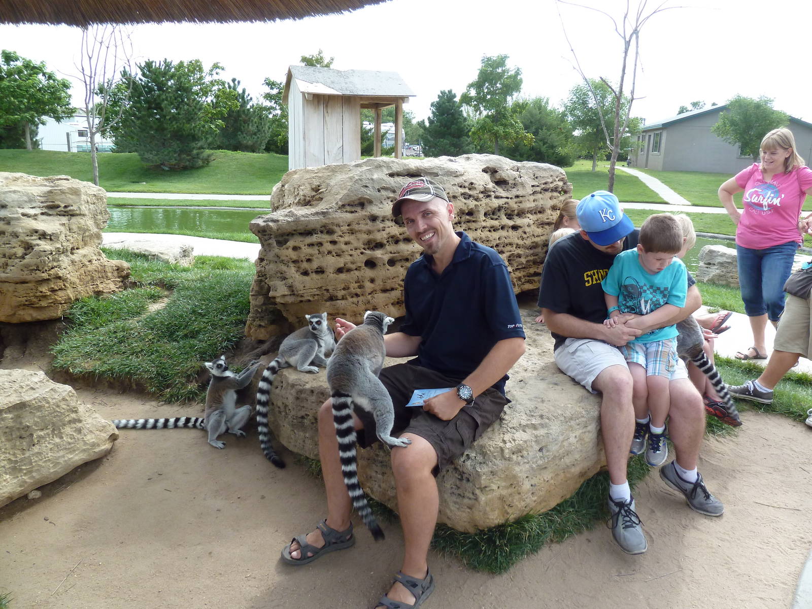 Myself + Ring-Tailed Lemurs (Tanganyika Wildlife Park, USA)