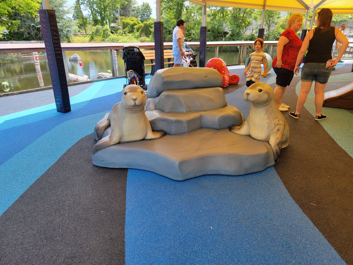 Mystic Aquarium - New playground