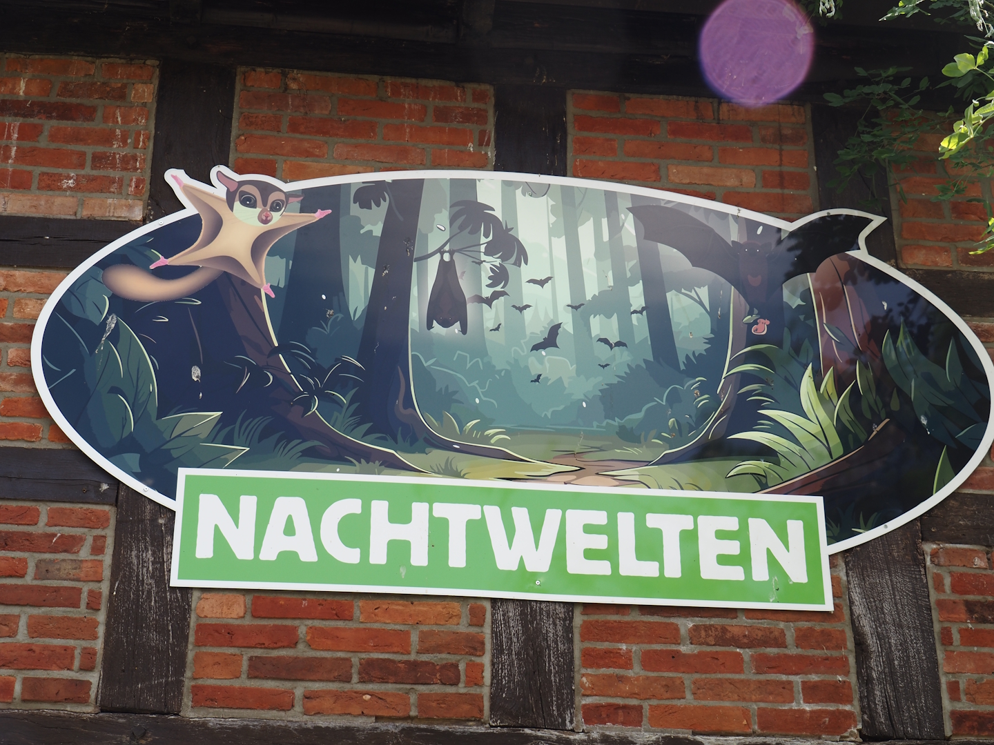 Nachtwelten sign (Nocturnal house), 2024-05-23