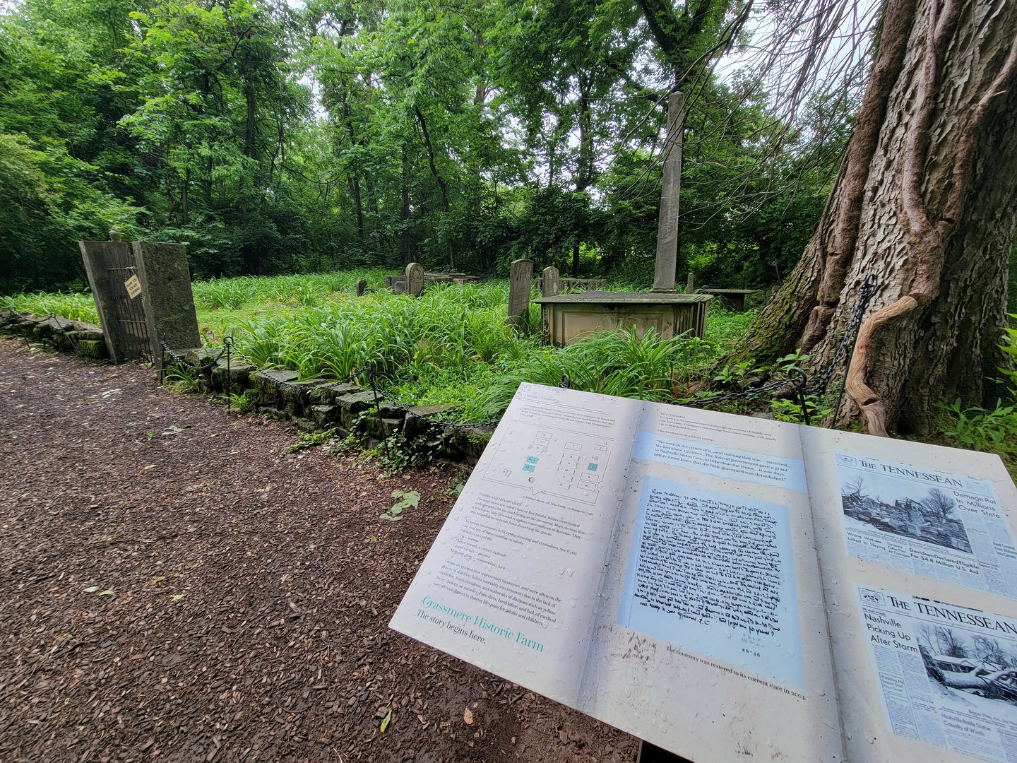 Nashville Zoo 5/22 - Grassmere Plantation, family cemetary