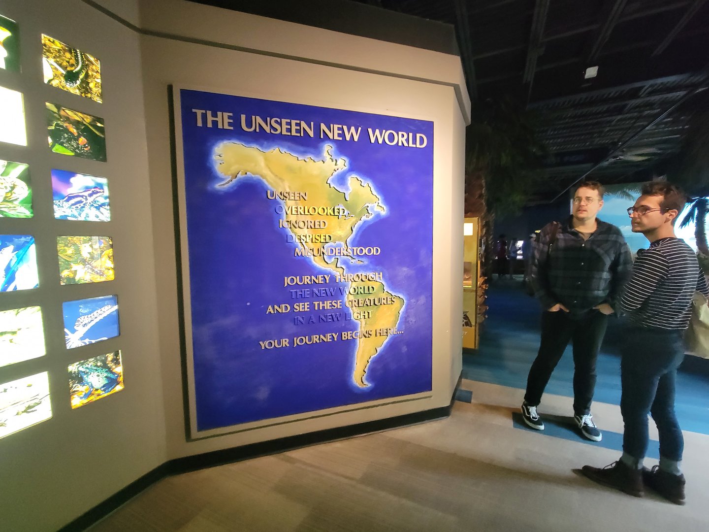 Nashville Zoo 5/22 - Unseen New World, inside entrance